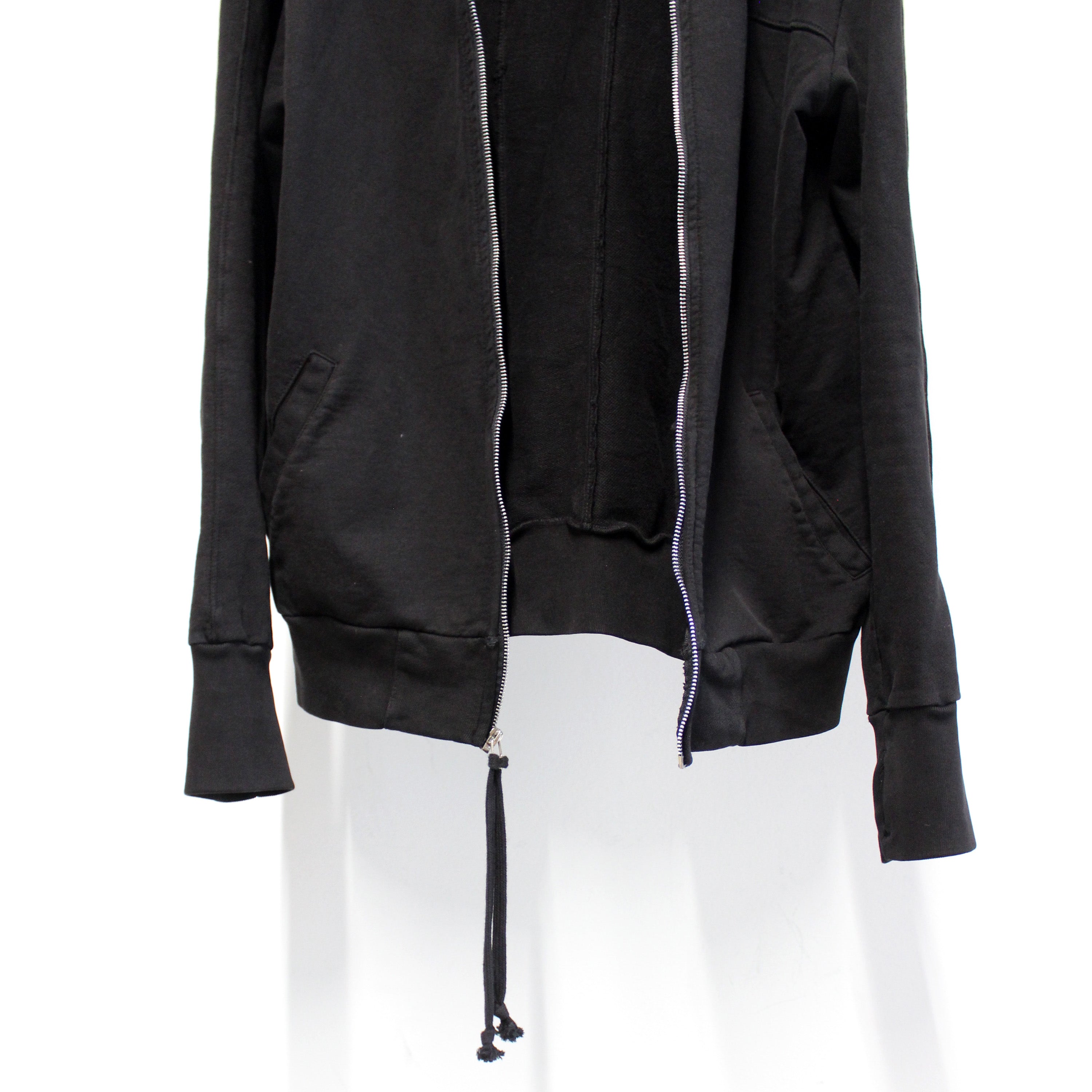 Black Zip Up Hood e