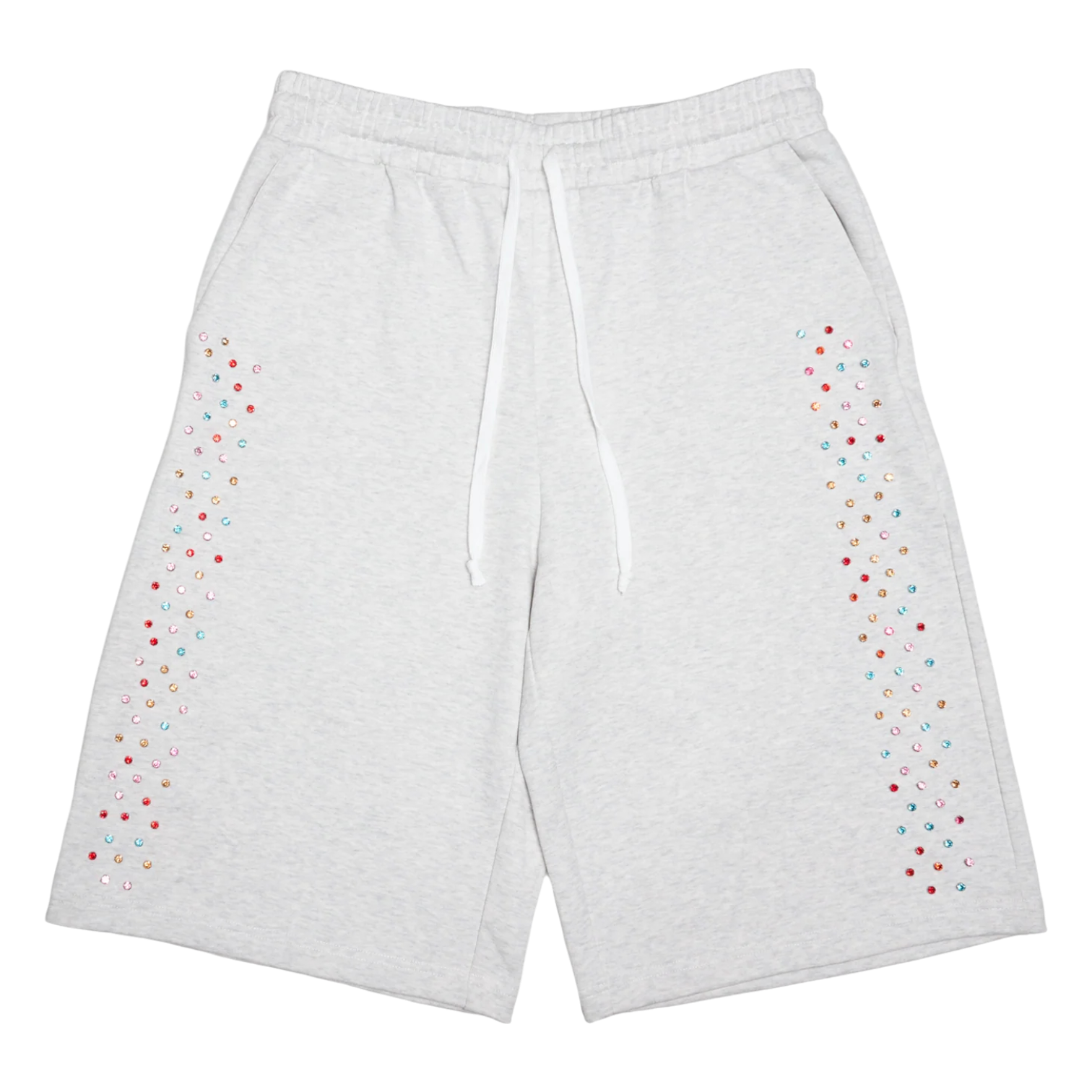 Crystal Cactus Sweat Shorts - Grey