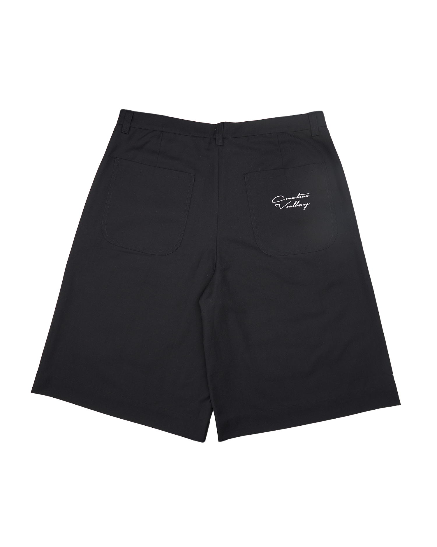 Pleated Roadside Shorts - Black