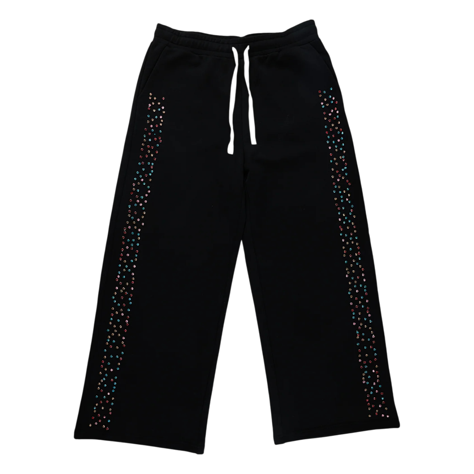 Crystal Cactus Sweats - Black