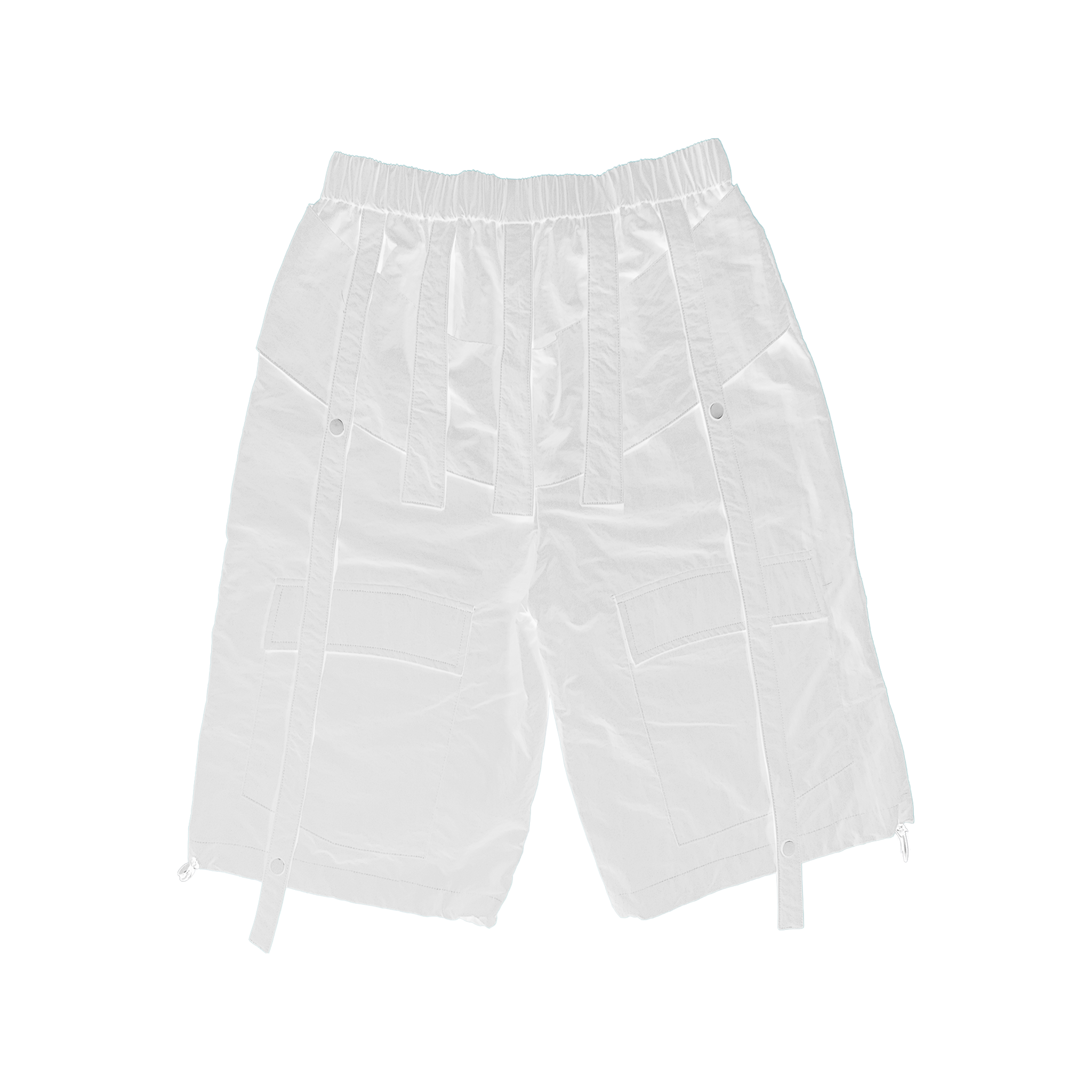 UTILITY CARGO SHORTS WHITE