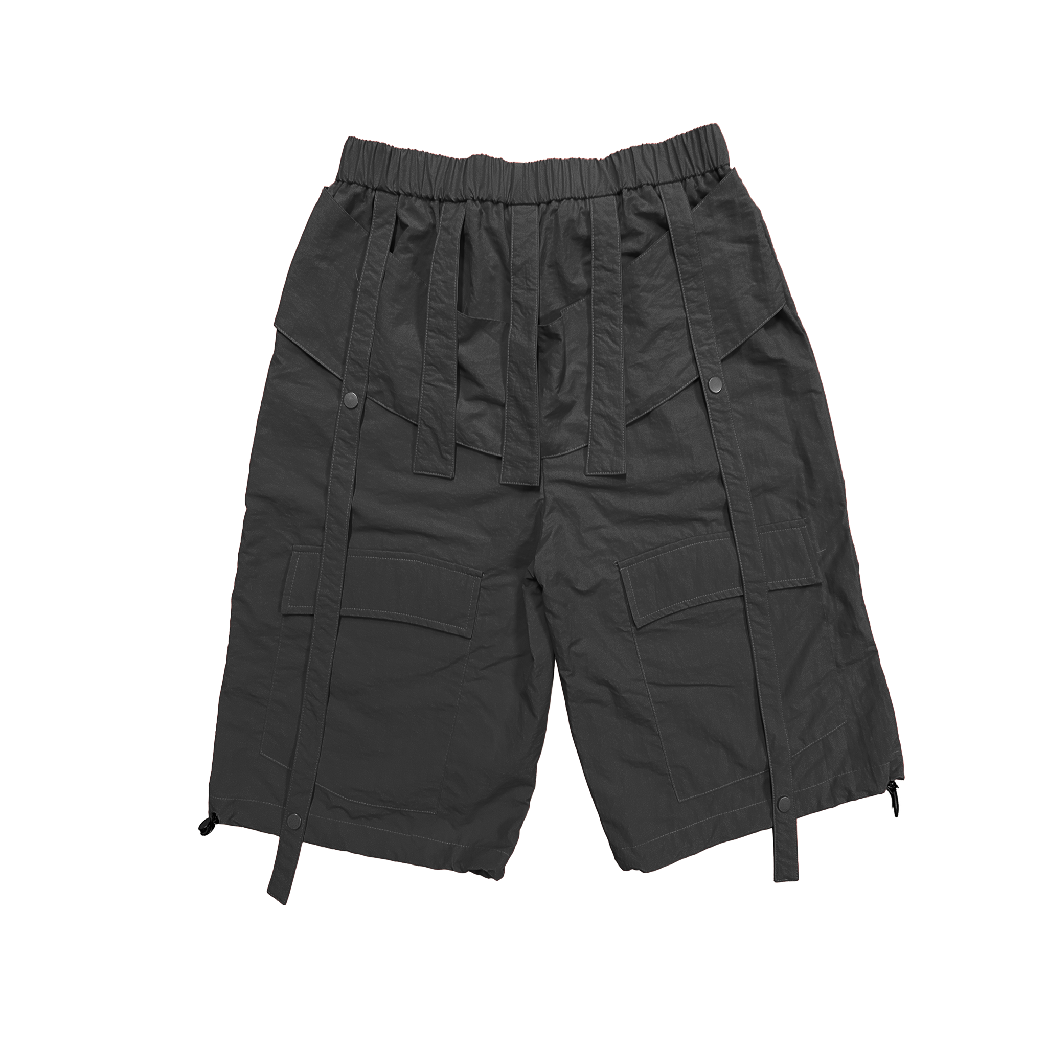 UTILITY CARGO SHORTS BLACK