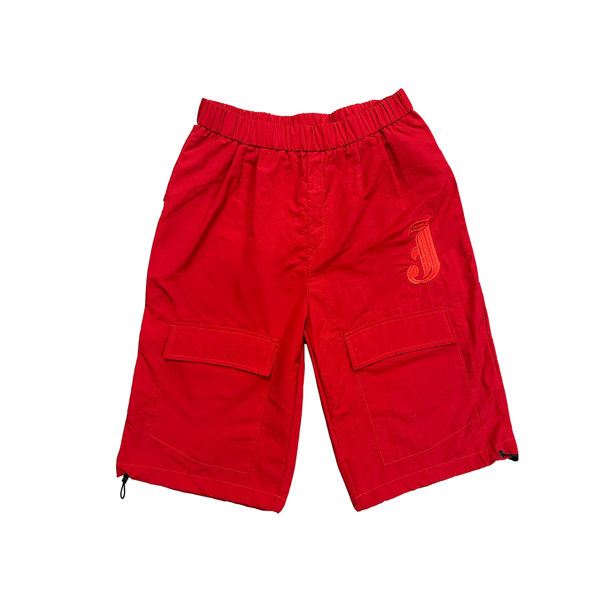 UTILITY CARGO SHORTS RED