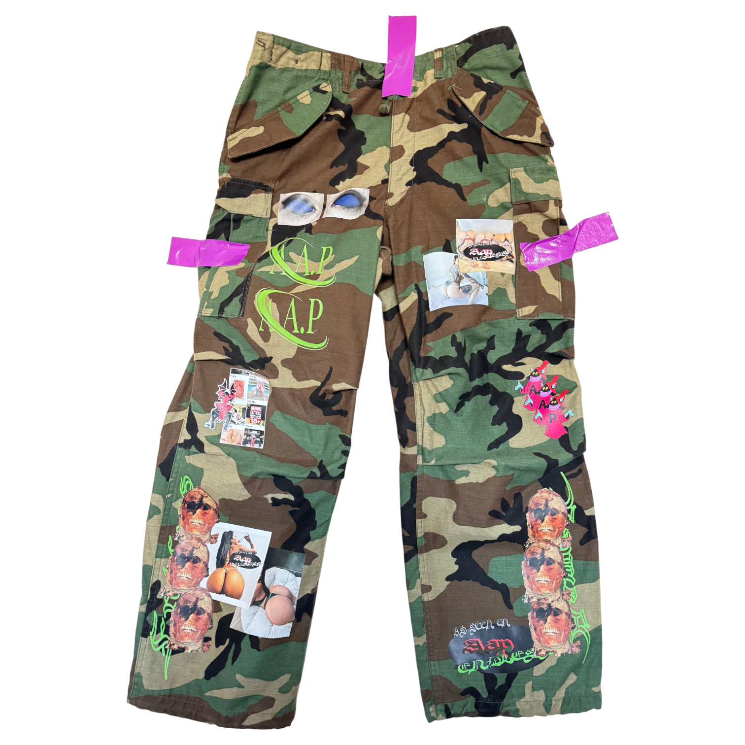 AAP Frenemies camos sample 
Size 35 x 29