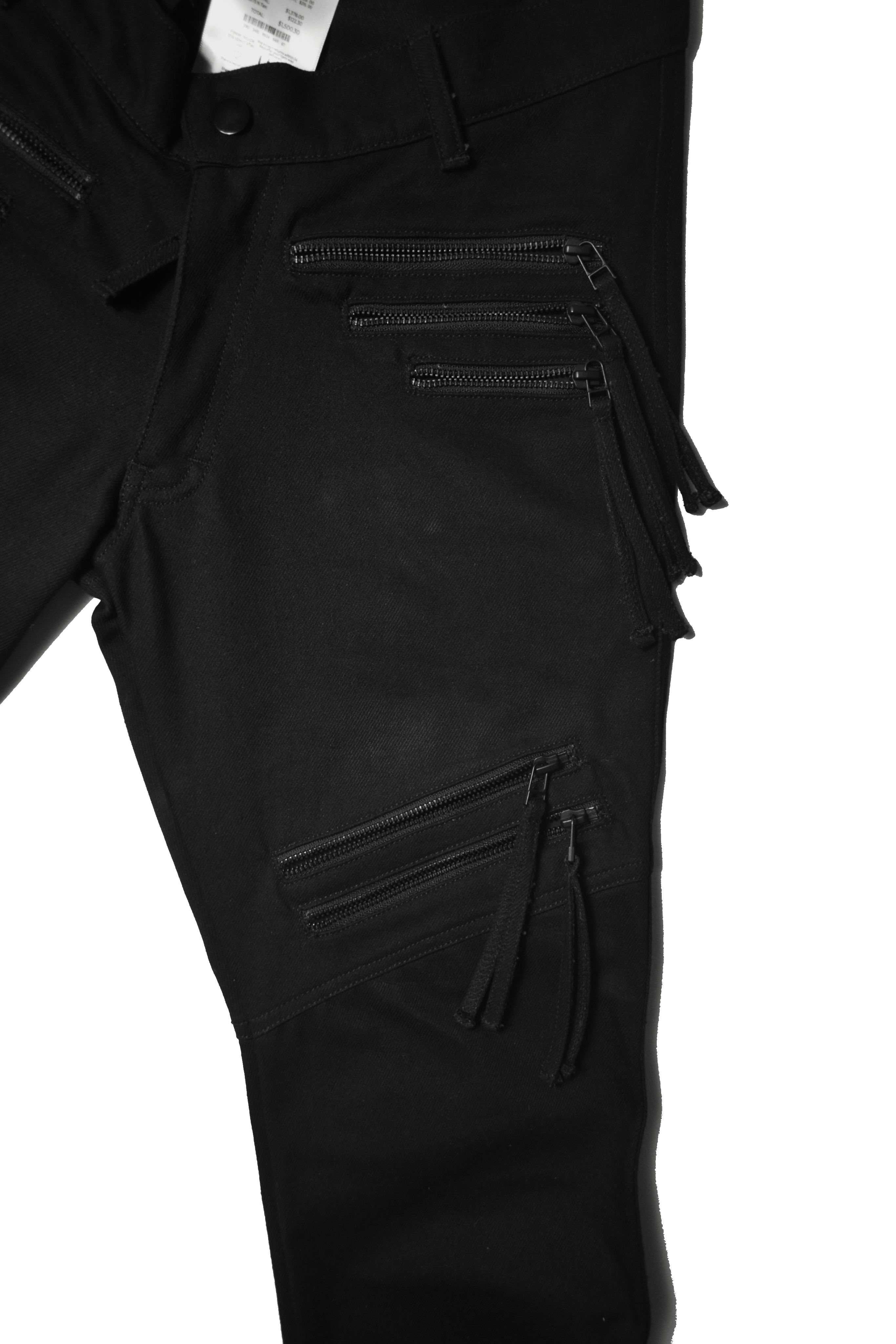 ina　SHOOP / ZIPPER PANTS size M Zipper Pants (Black) – Lowheads