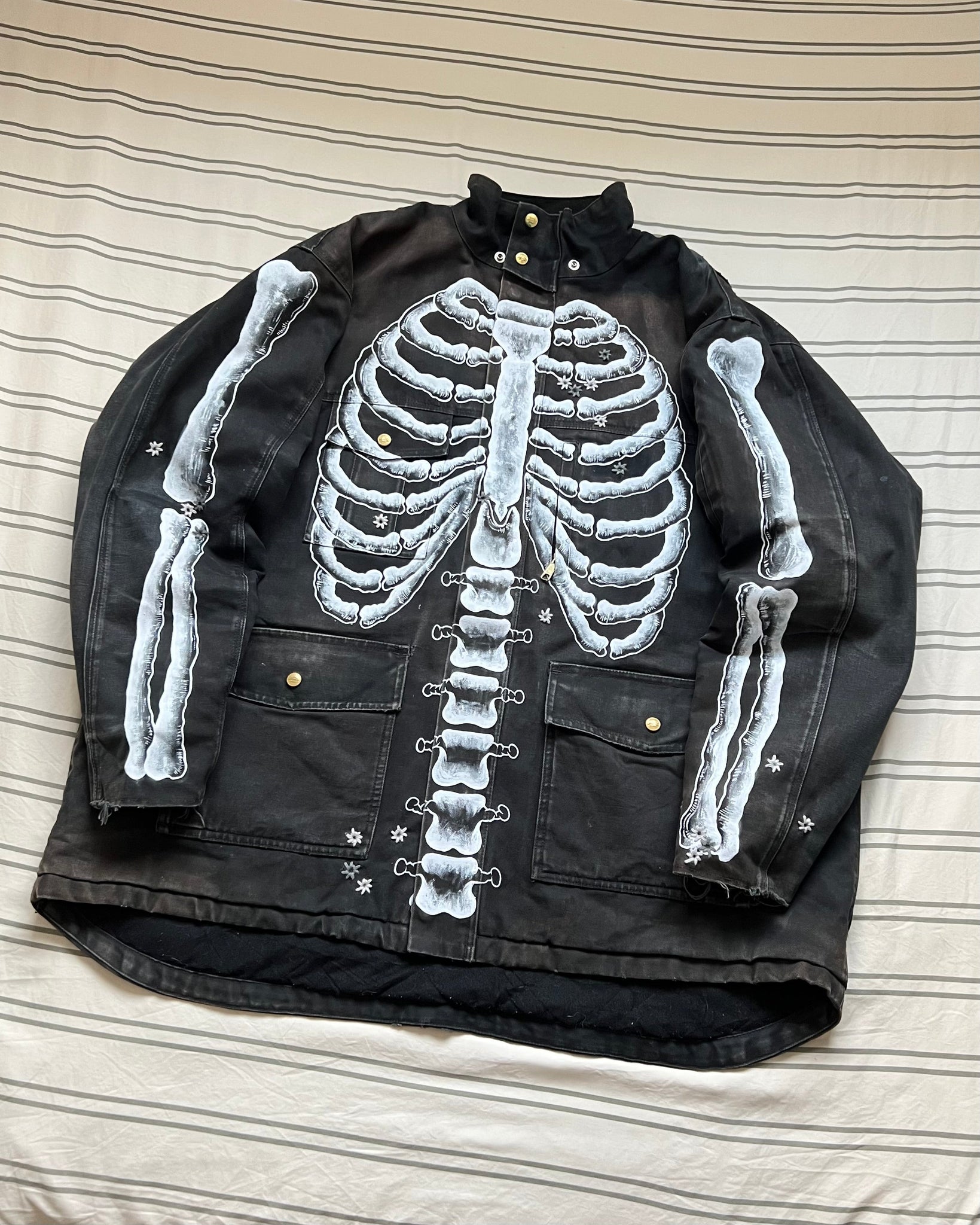 ""SKELETON Black Jacket
