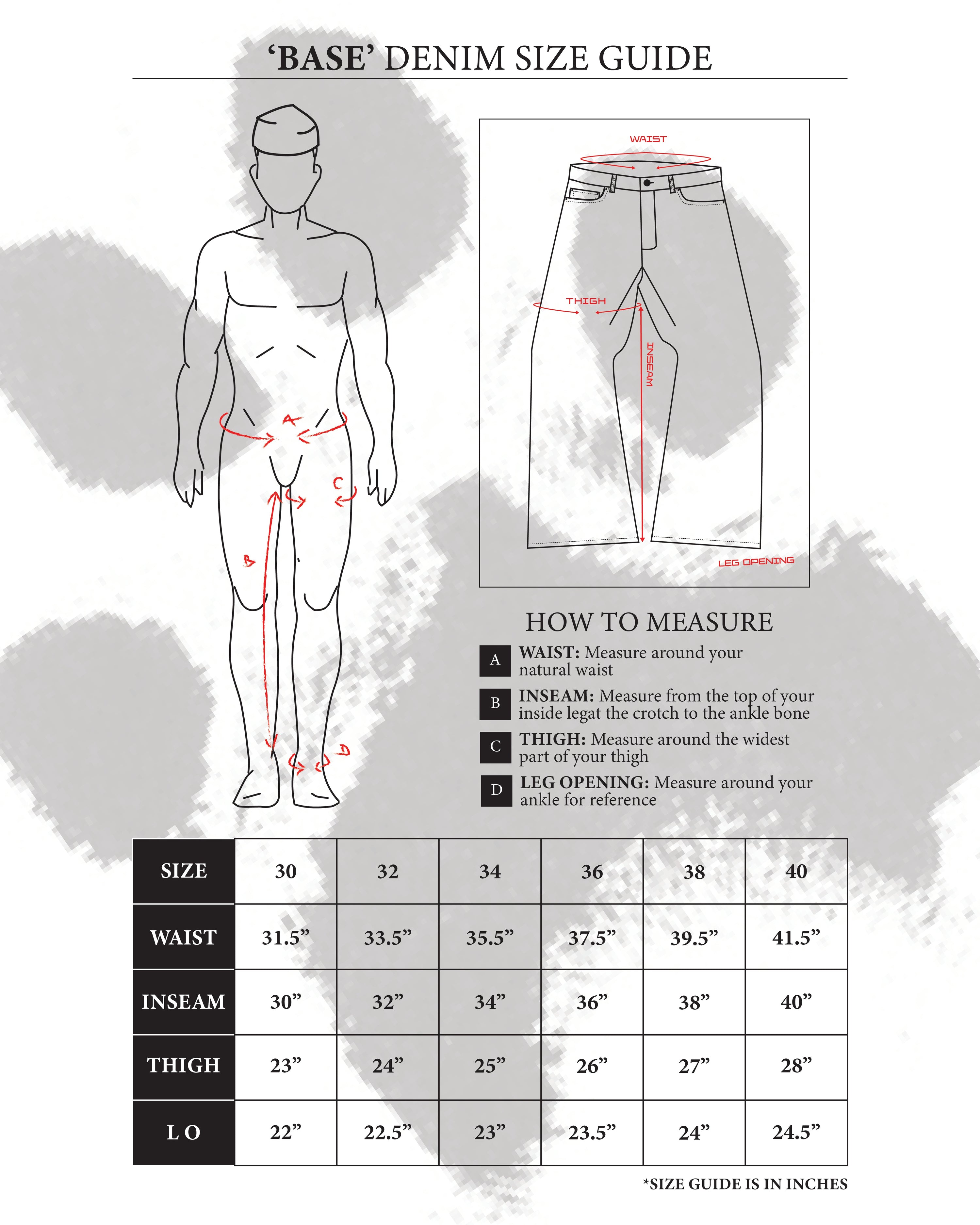 BASE0.3-BLACK-13OZ RAW DENIM