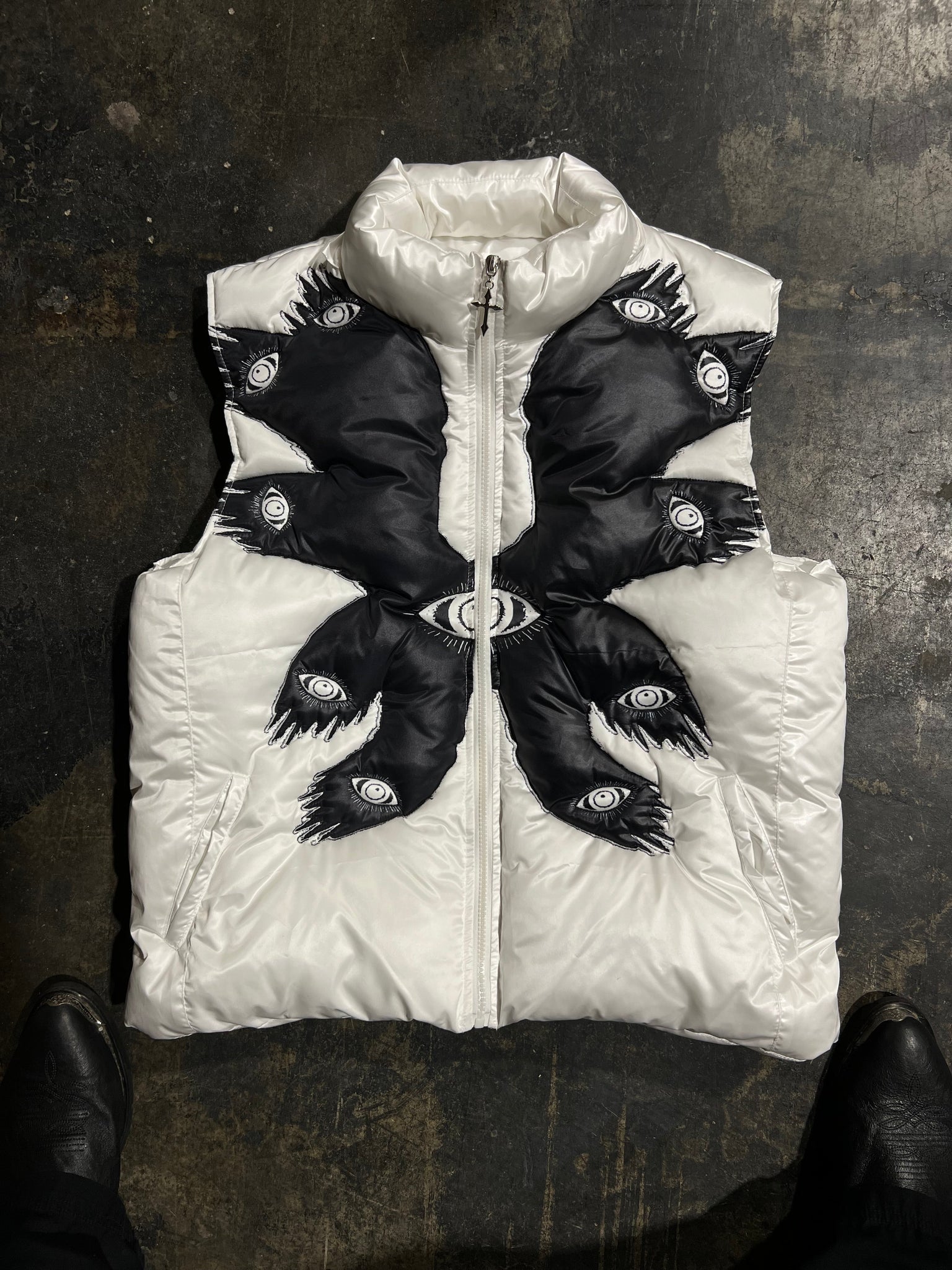 "Seraphim" Puffer Vest (White)