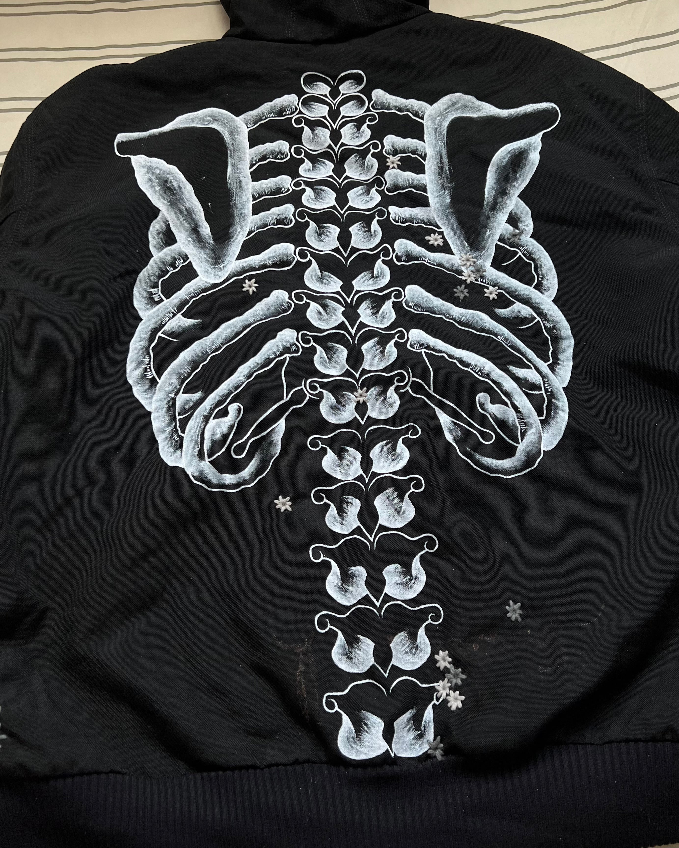""SKELETON Black Hoodie