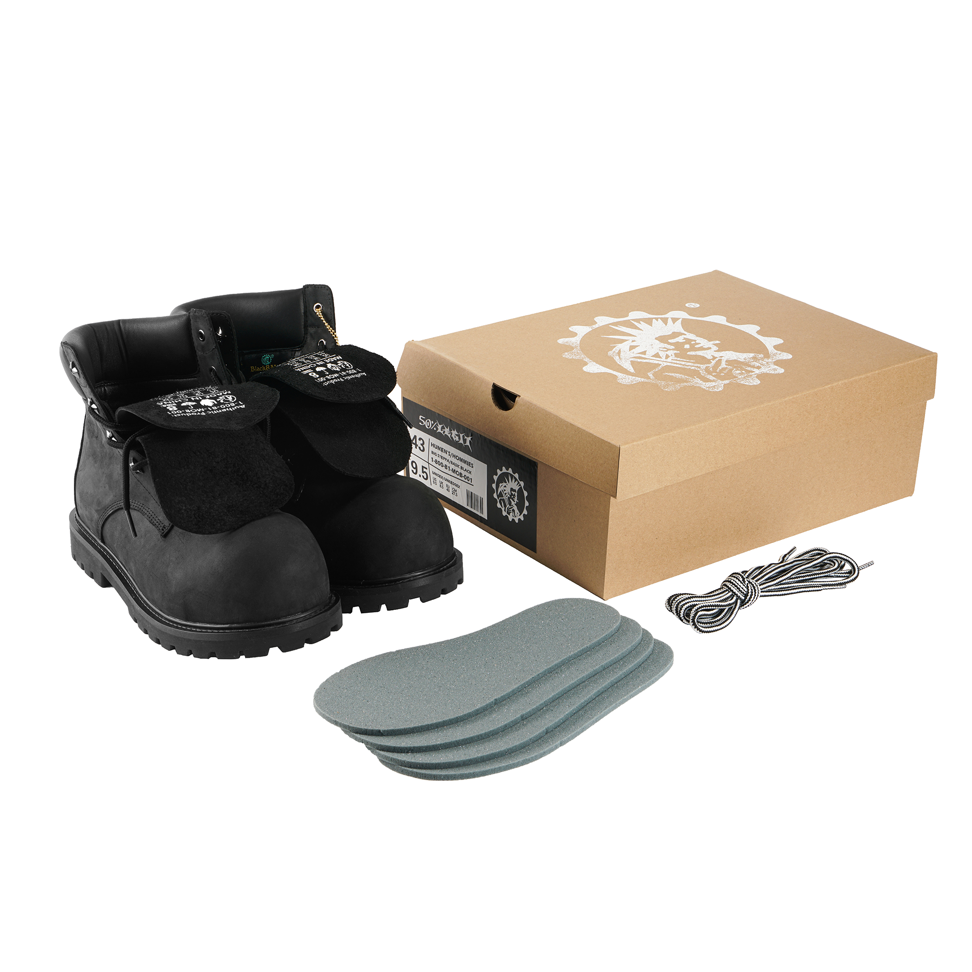 "BIG STEPPA" BOOTS BLACK