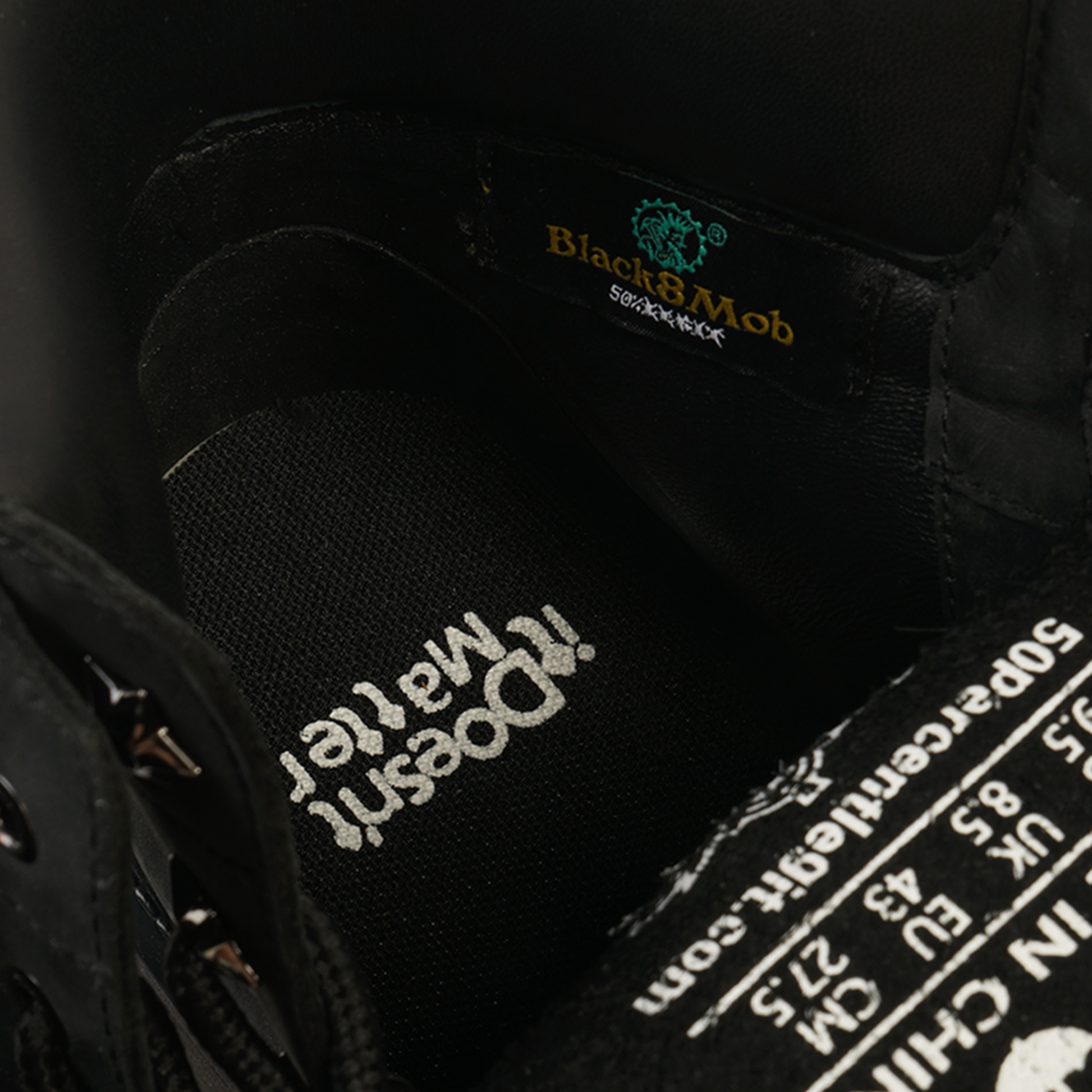 "BIG STEPPA" BOOTS BLACK