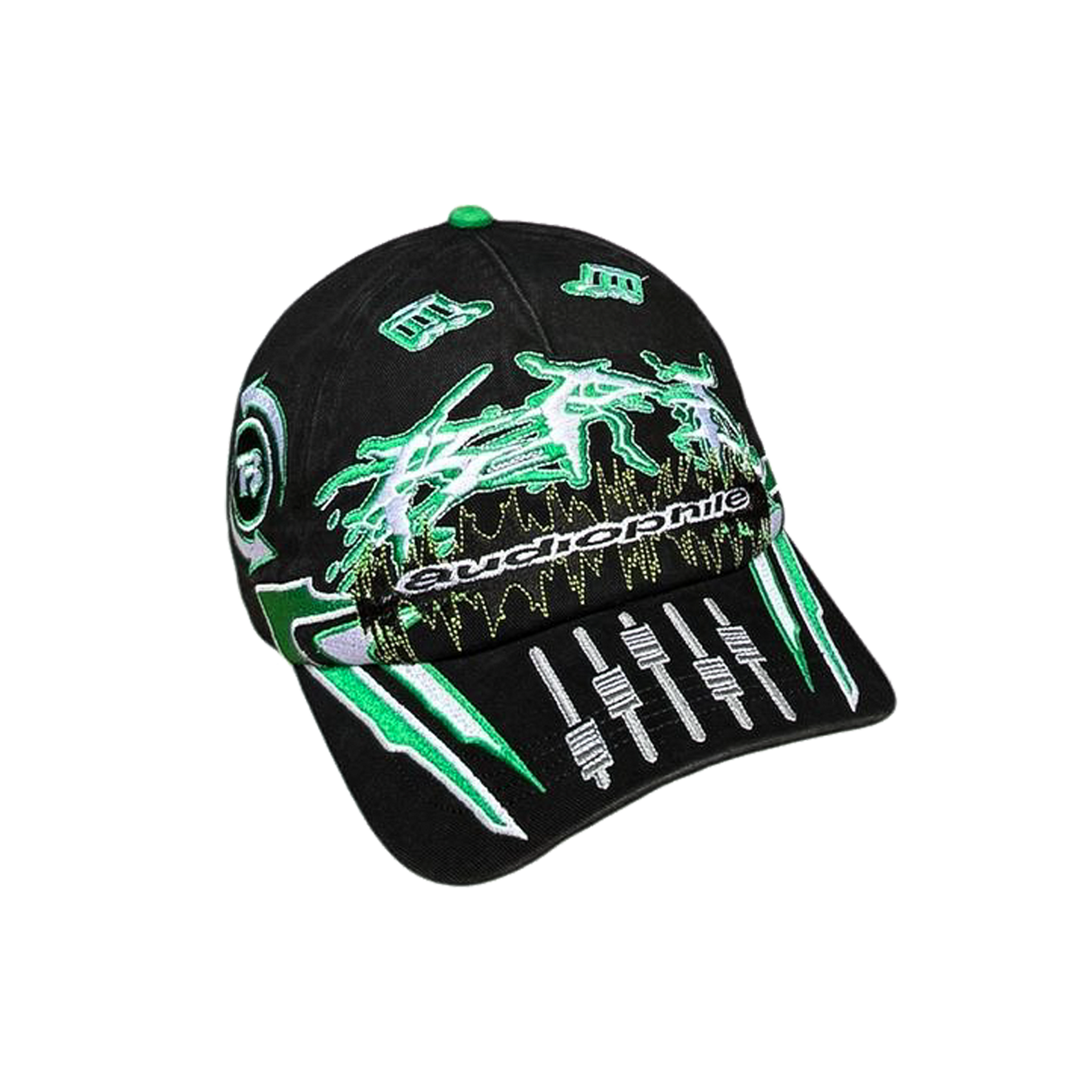 MUSIC HAT (BLACK AND GREEN)