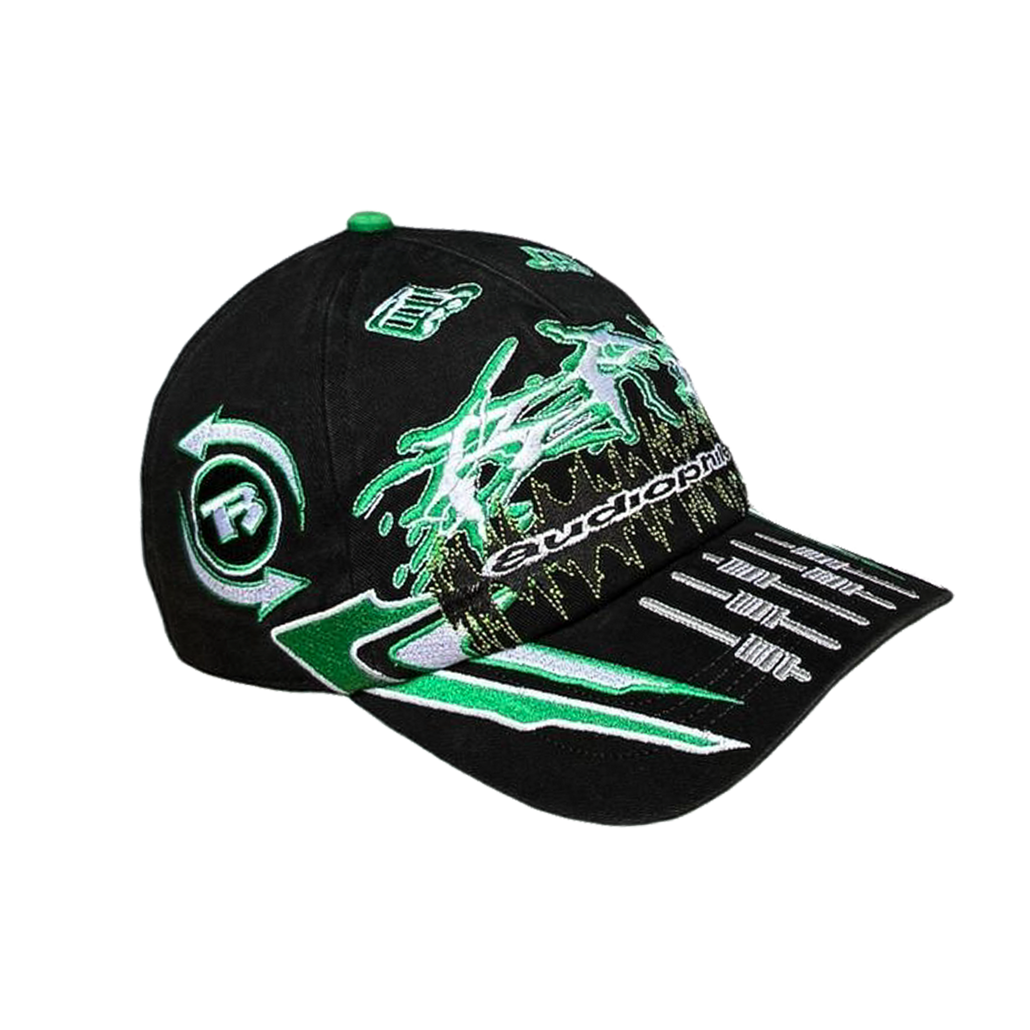 MUSIC HAT (BLACK AND GREEN)