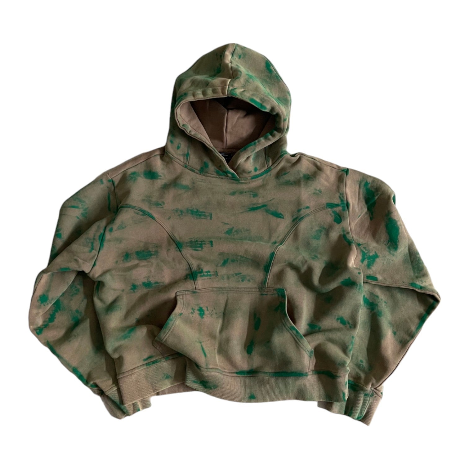 CAMO BRUSHED PRINCESS CUT HOODIE