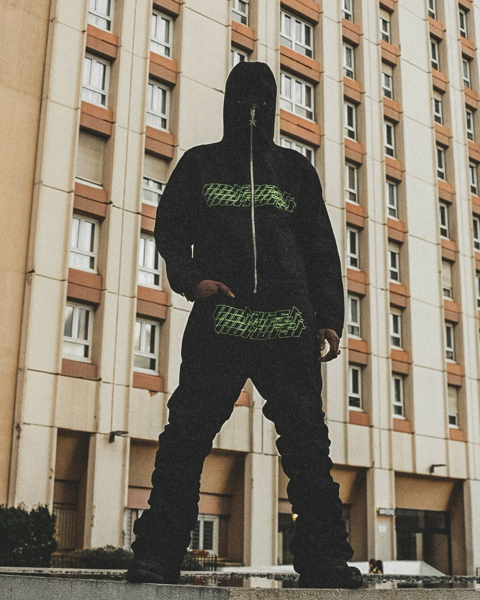 BLACK NINJA HOOD DENIM JACKET – Lowheads