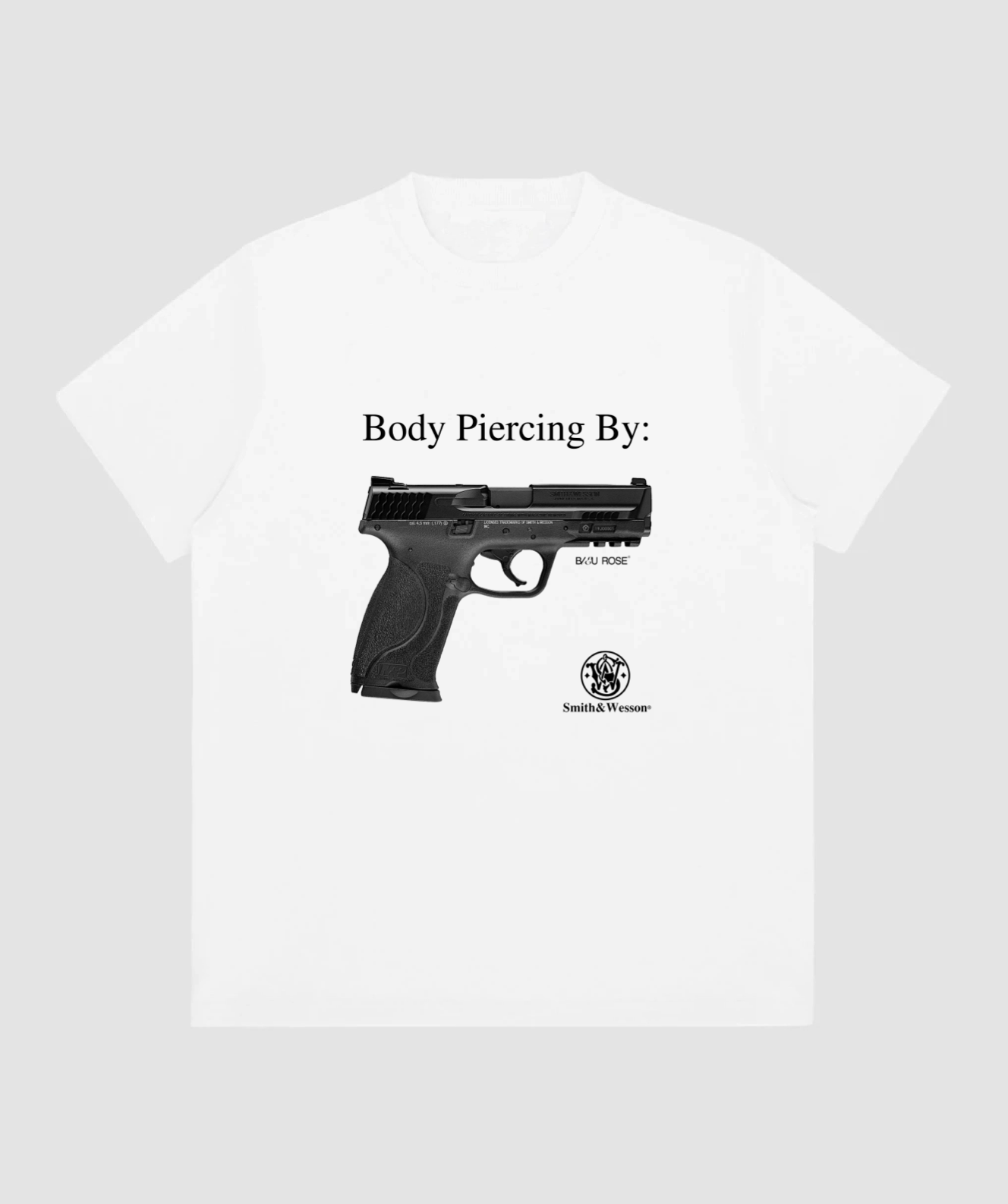Body Piercing T-Shirt — White