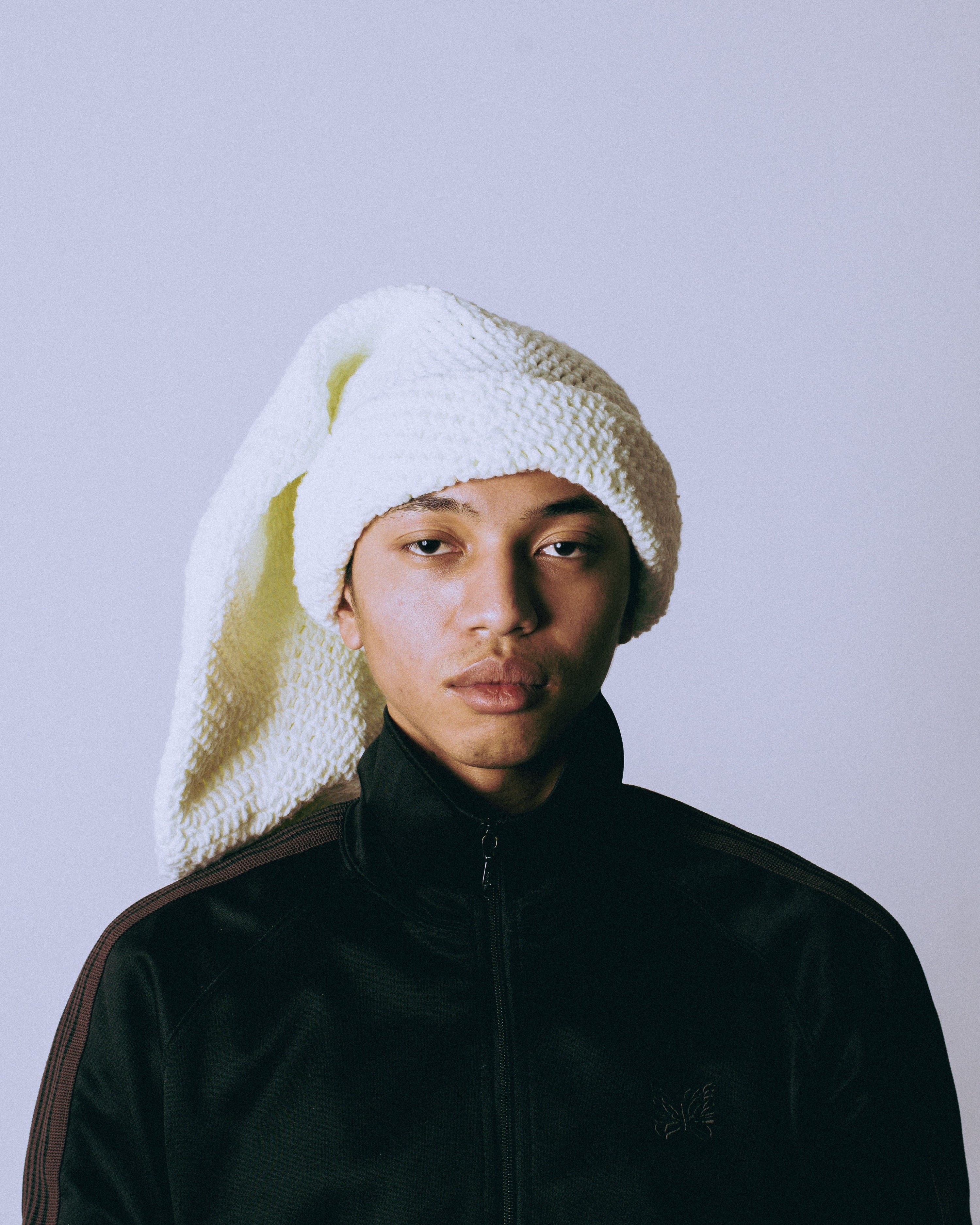 Snow Crochet Sock Hat