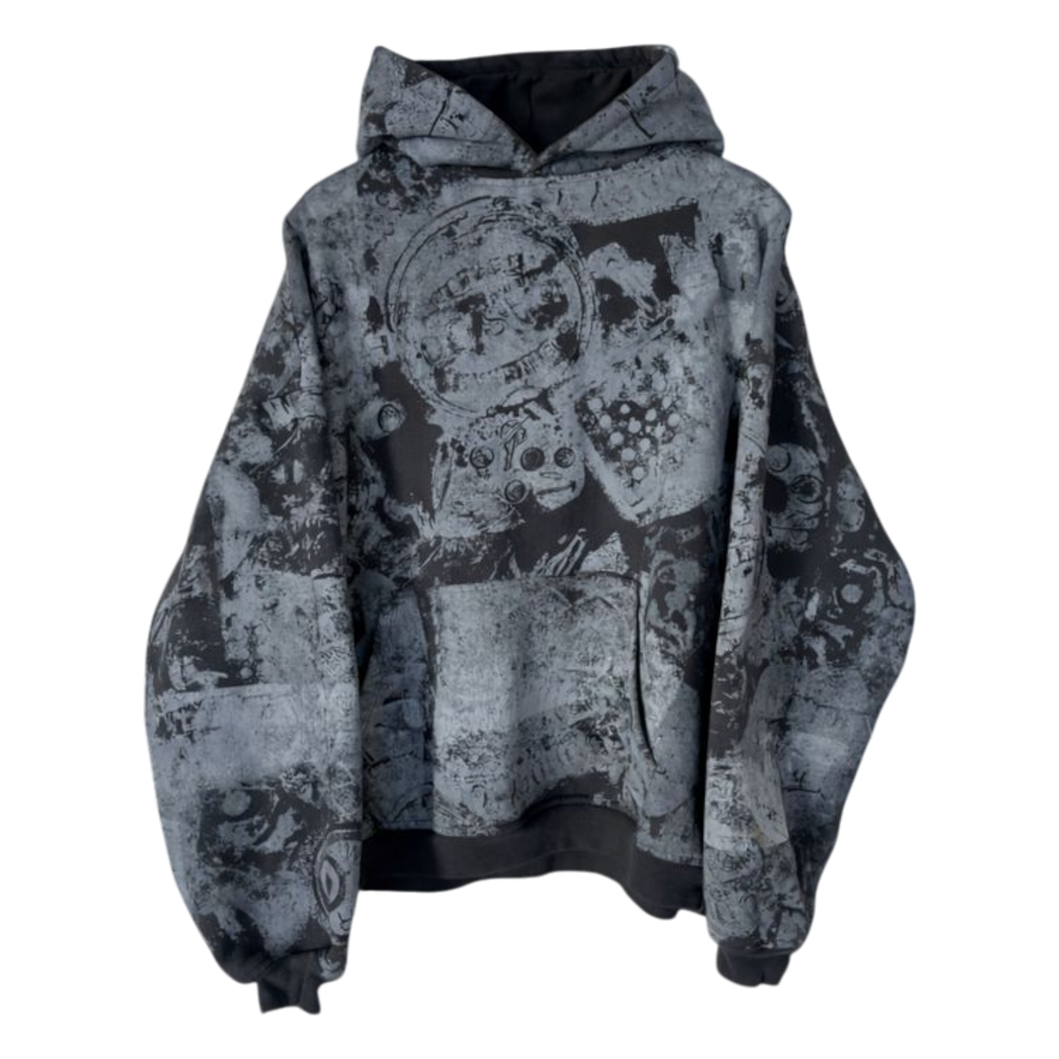 Scattered Surface Print Hoodie