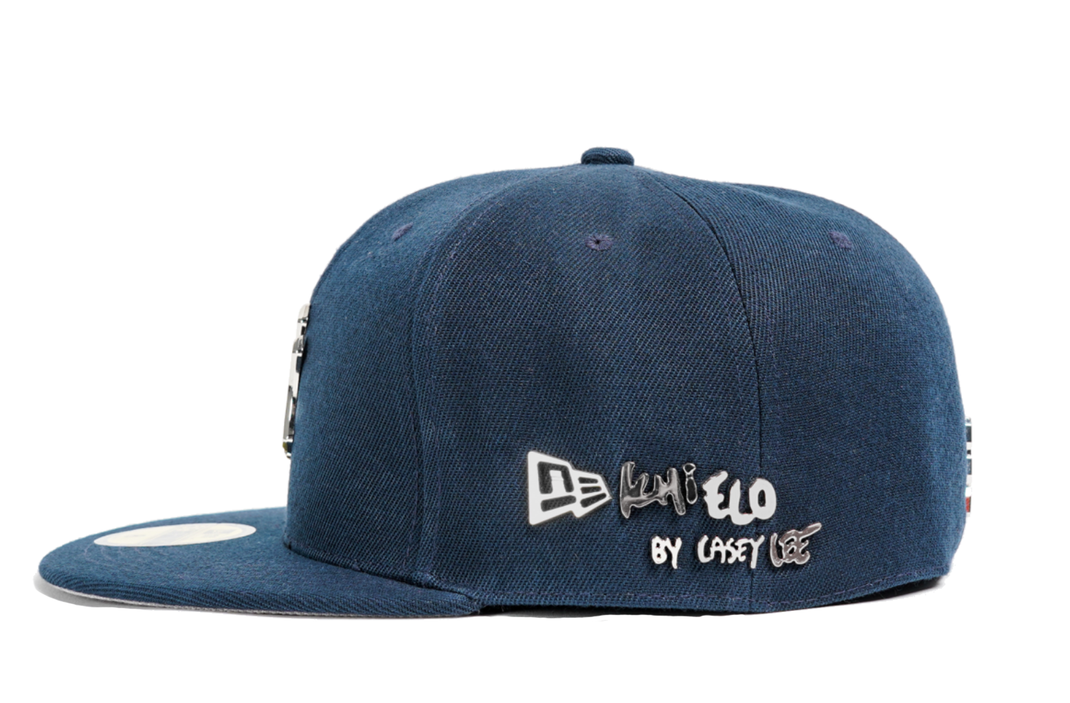 NAVY NY METAL FITTED