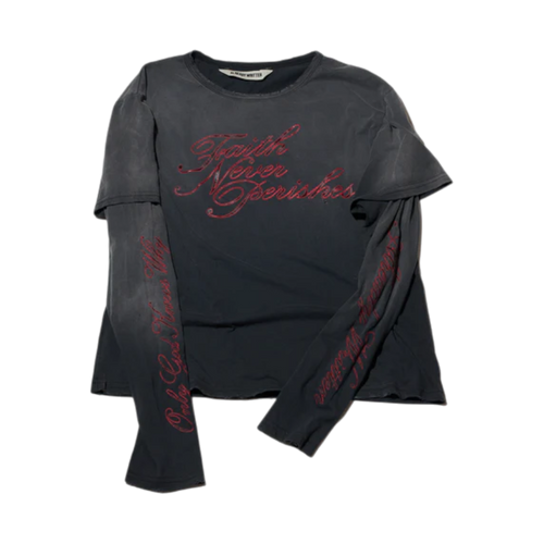 Faith Never Perishes Double Layer Tee
