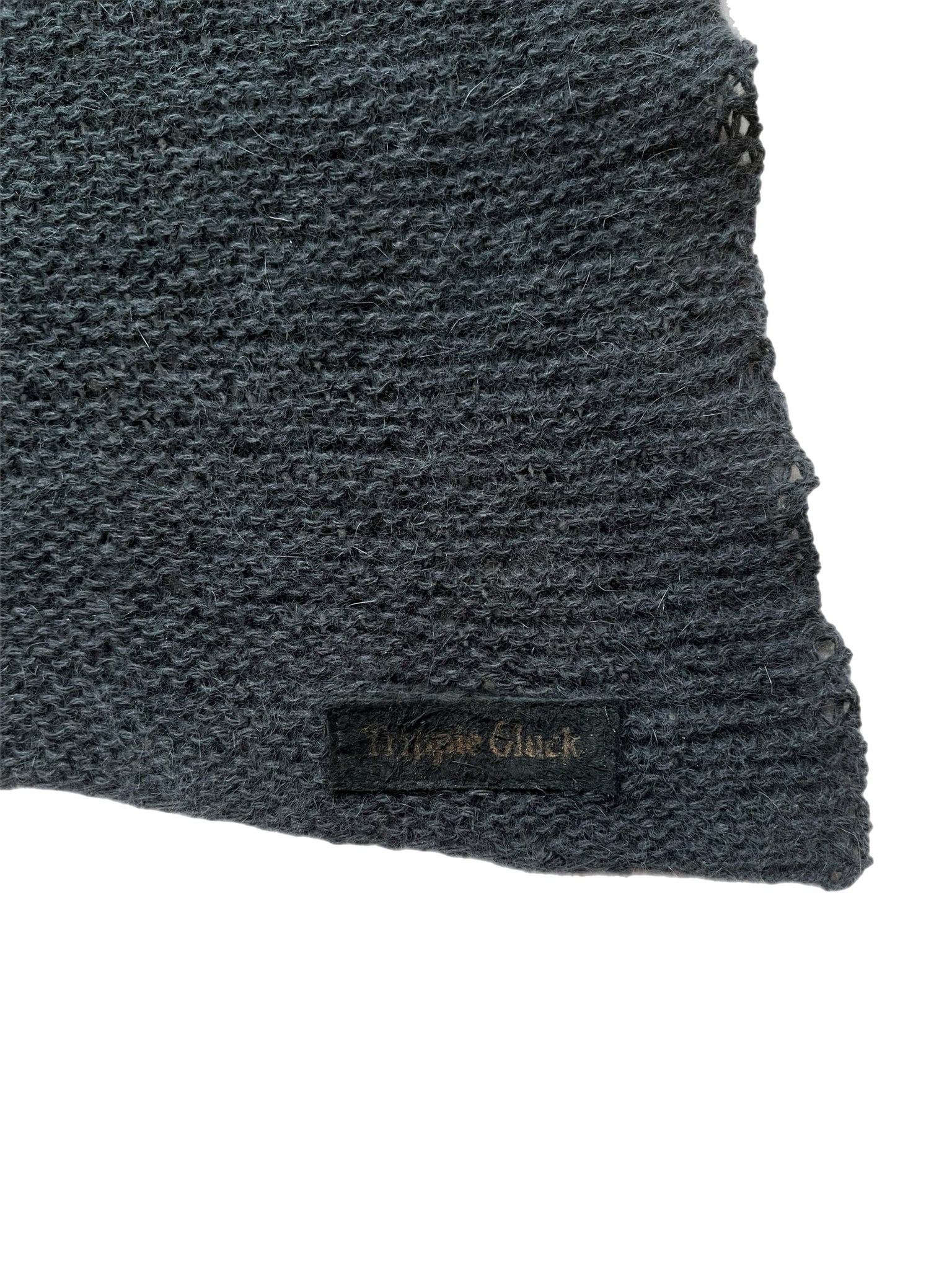 Asphalt Knitted Scarf