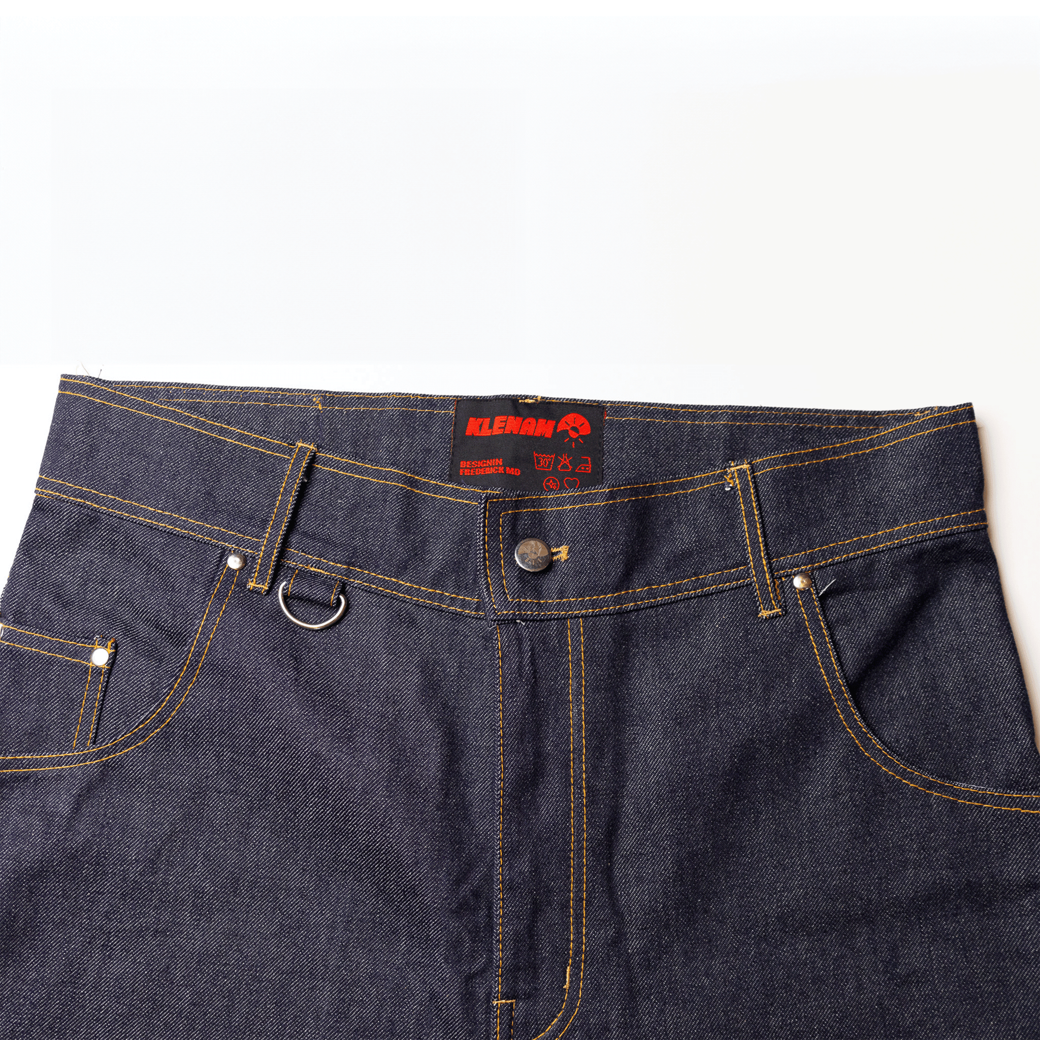 17oz Raw Blue Denim Jorts