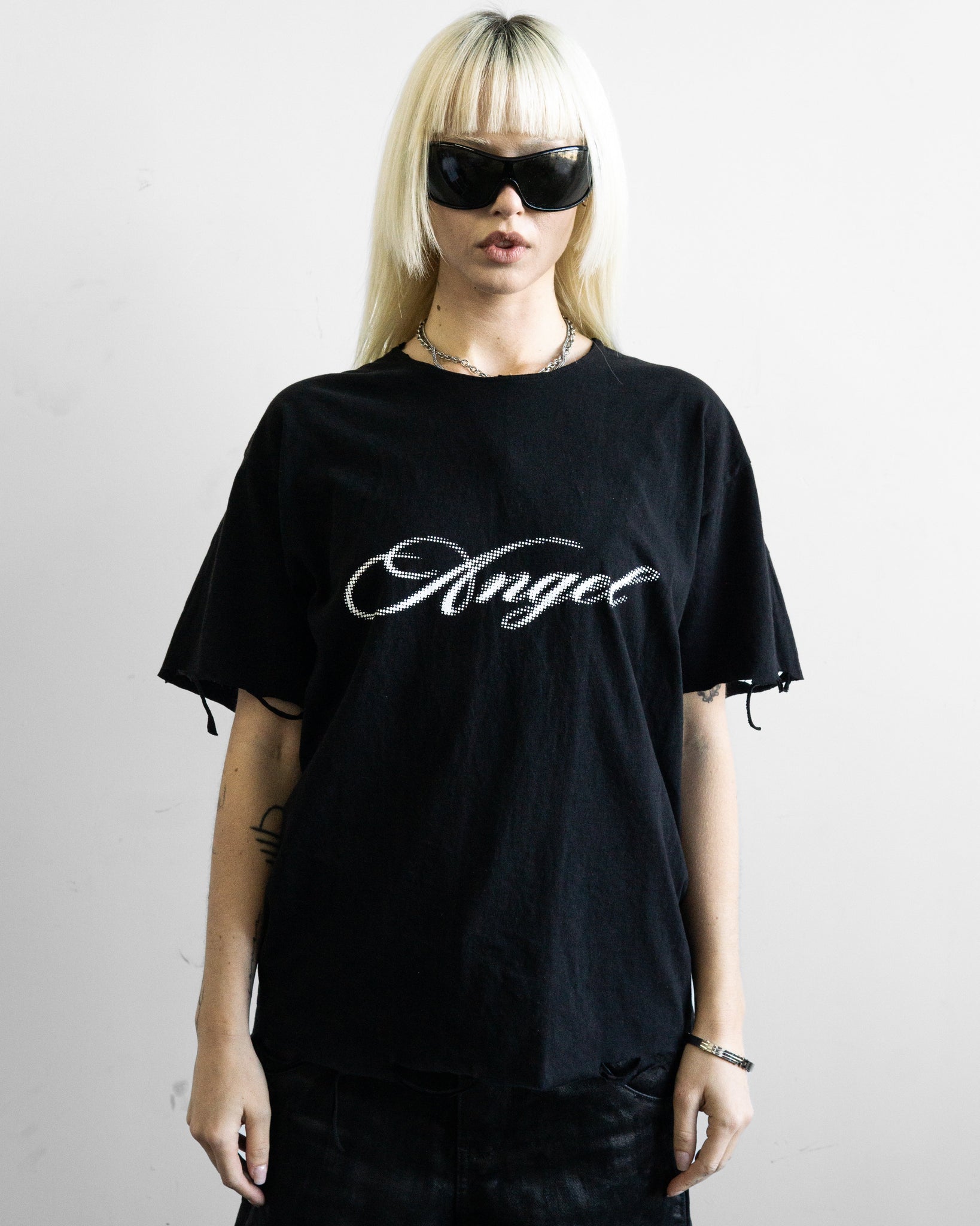 "Angel" Distressed Tee