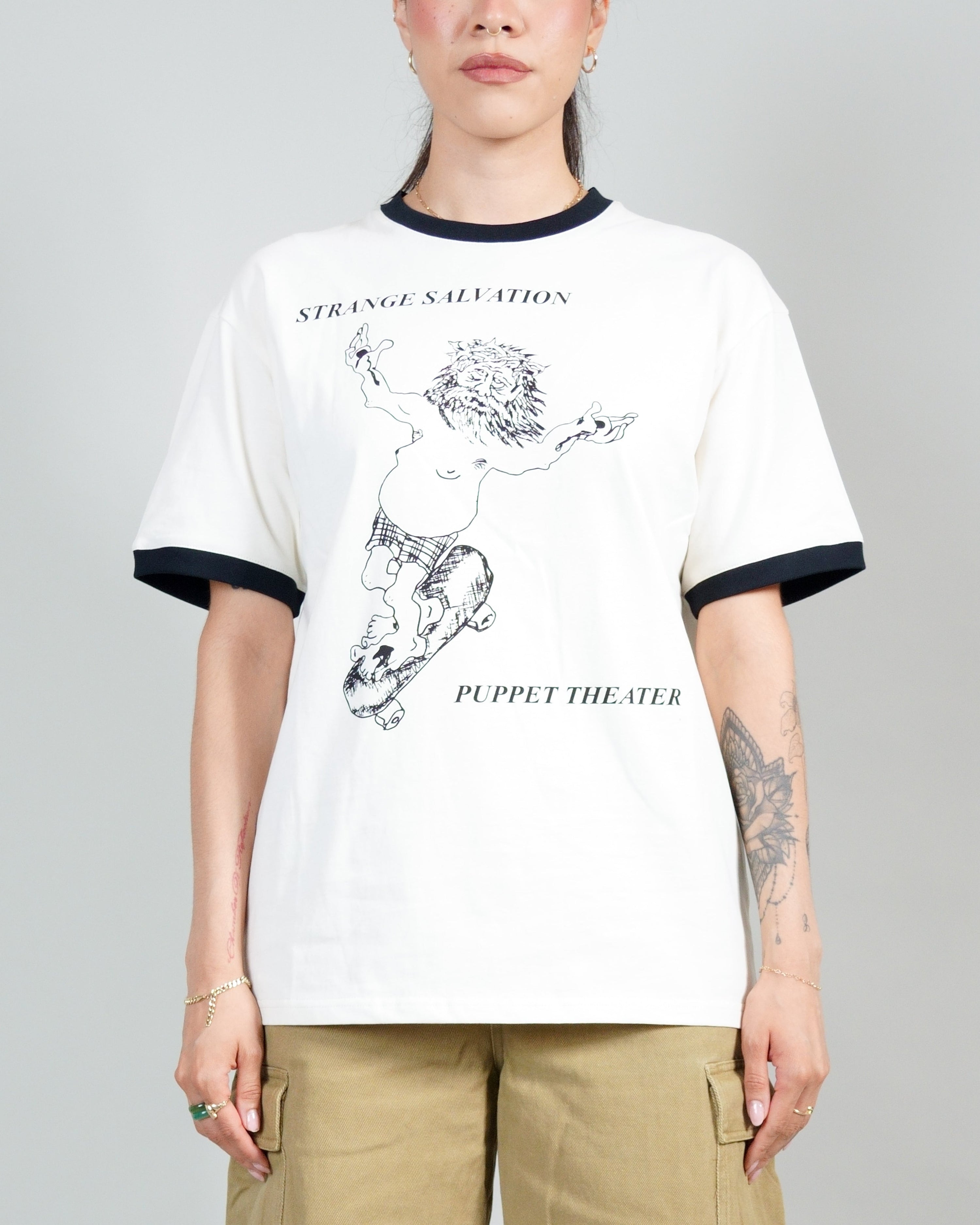 Strange Salvation Ringer Tee