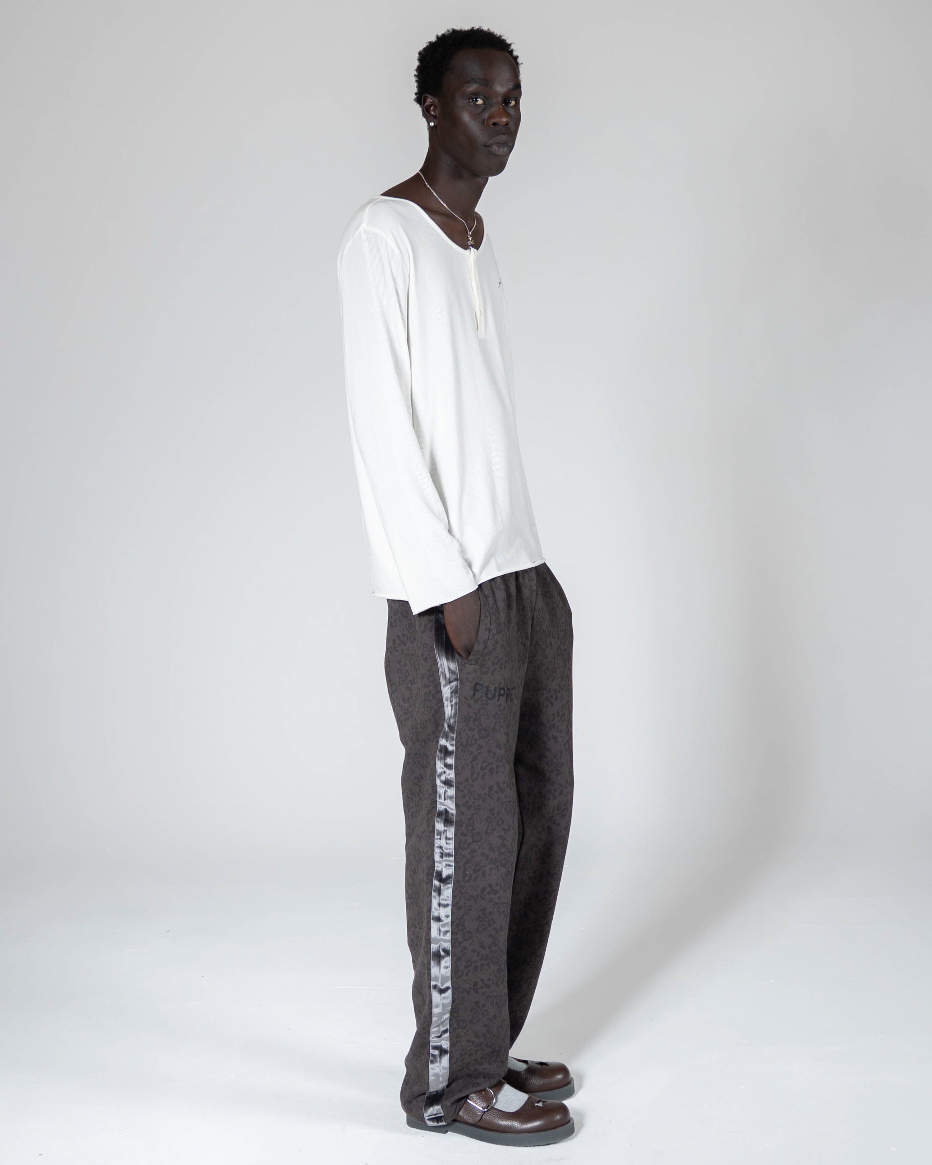 Delicate Wide Neck Henley