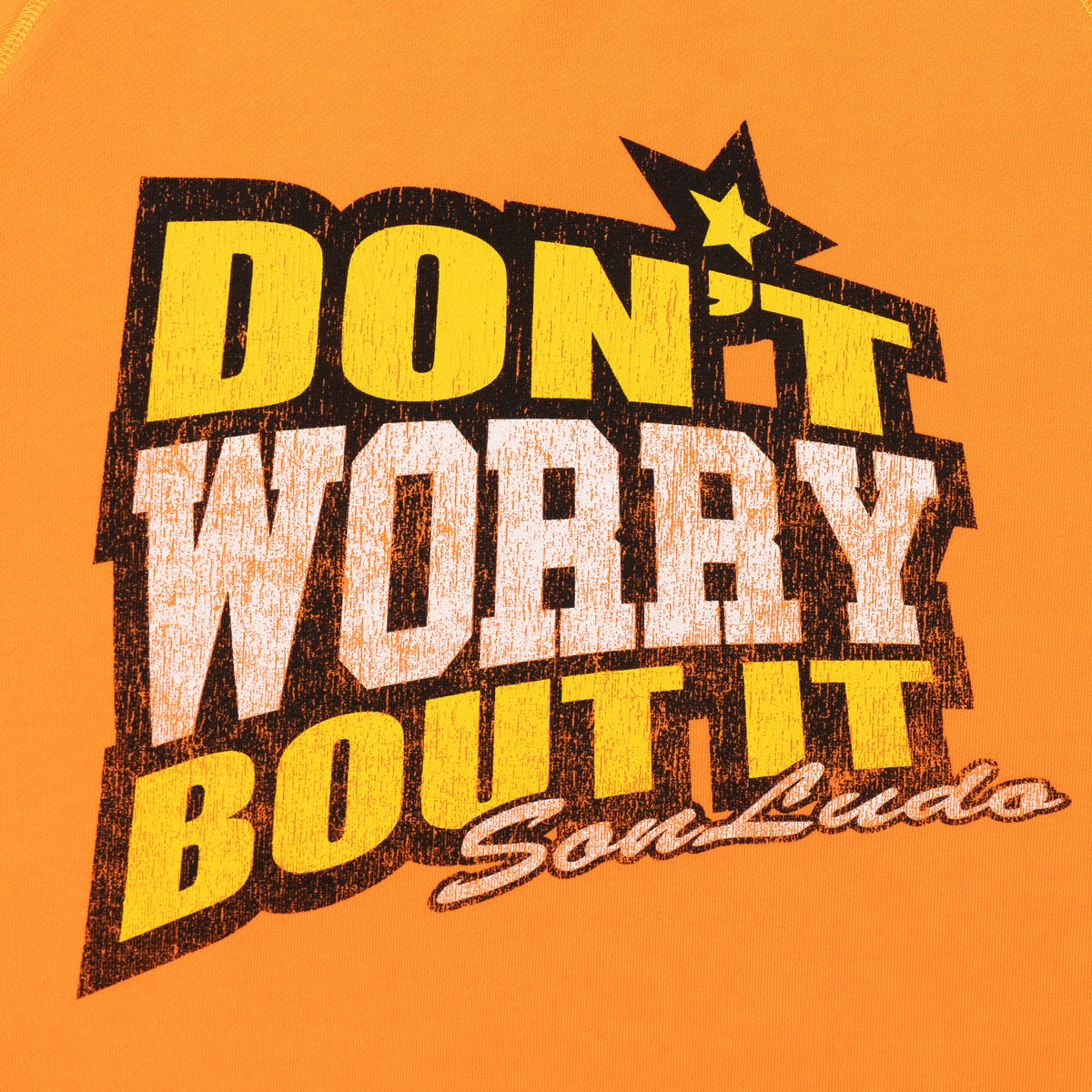Reversible DWBI Crewneck - Orange/White