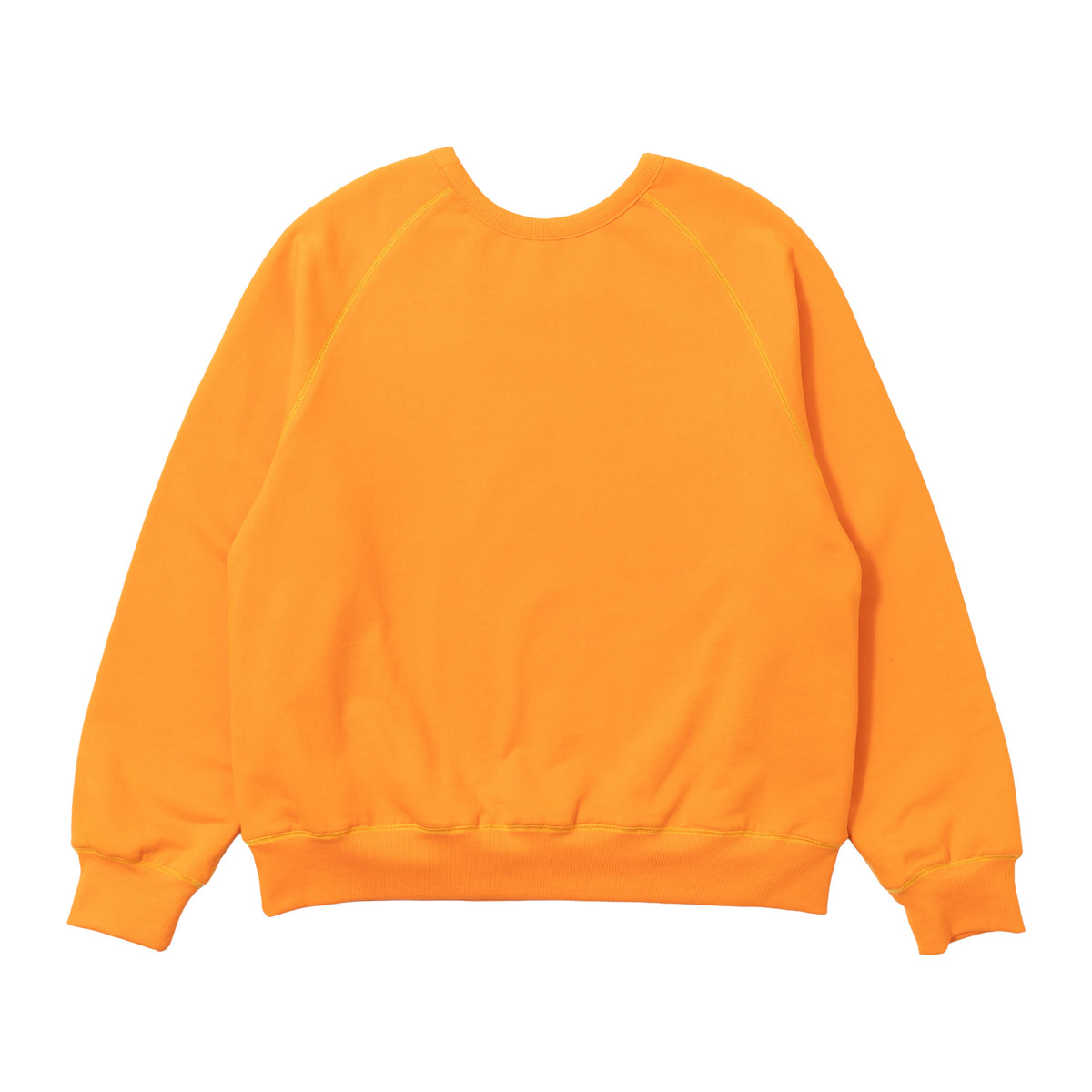 Reversible DWBI Crewneck - Orange/White