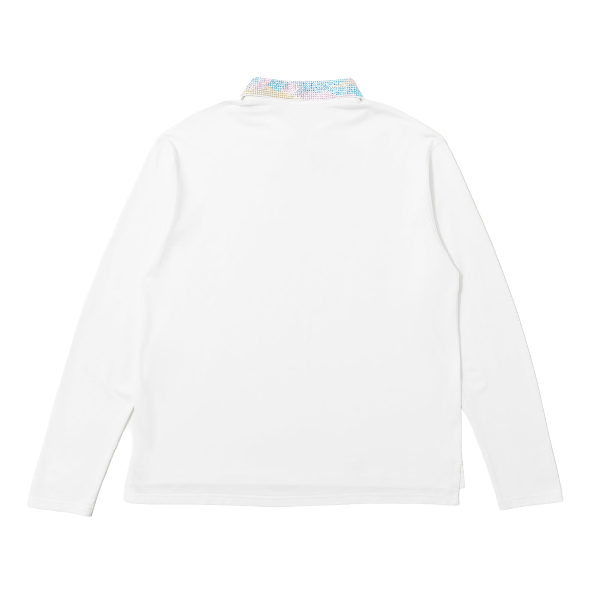 Ice On My Neck LS Polo - White