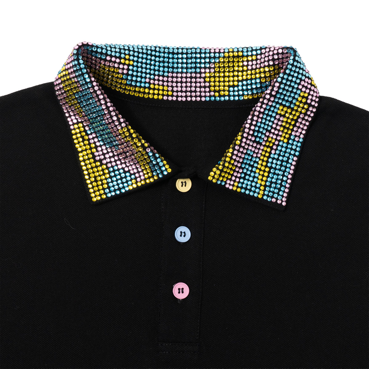Ice On My Neck LS Polo - Black