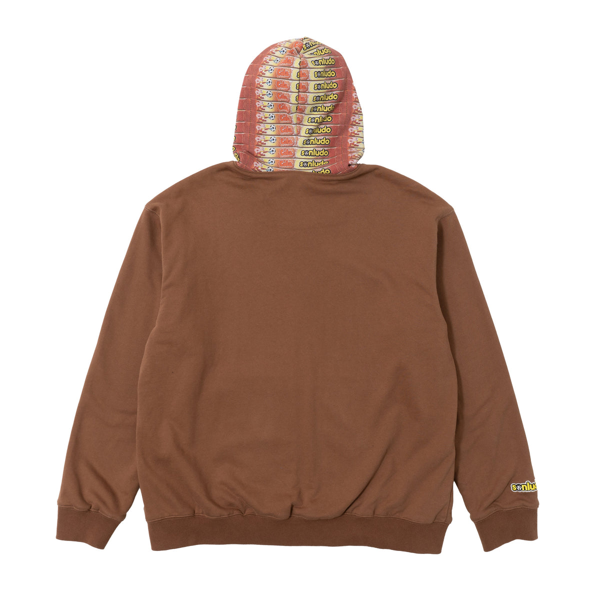 Reversible Goleador Zip Hoodie - Brown/Yellow