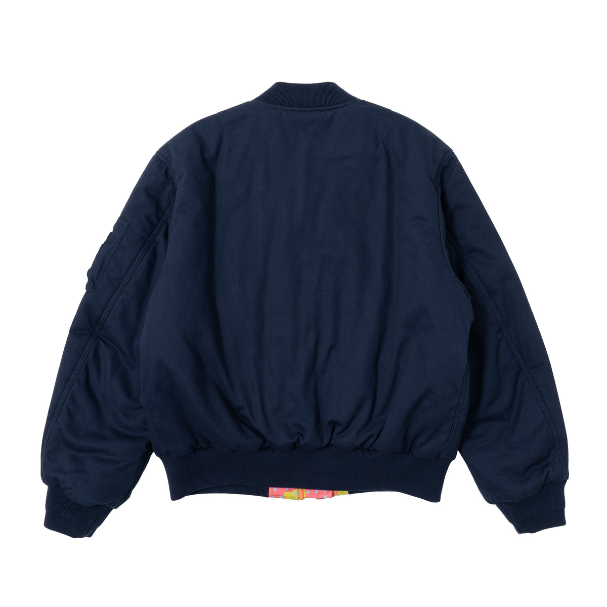 Reversible Grouper Camo MA-1 Bomber - Blue/Orange