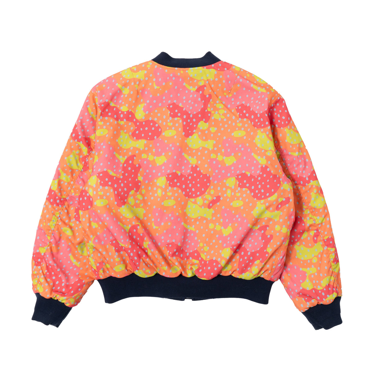 Reversible Grouper Camo MA-1 Bomber - Blue/Orange