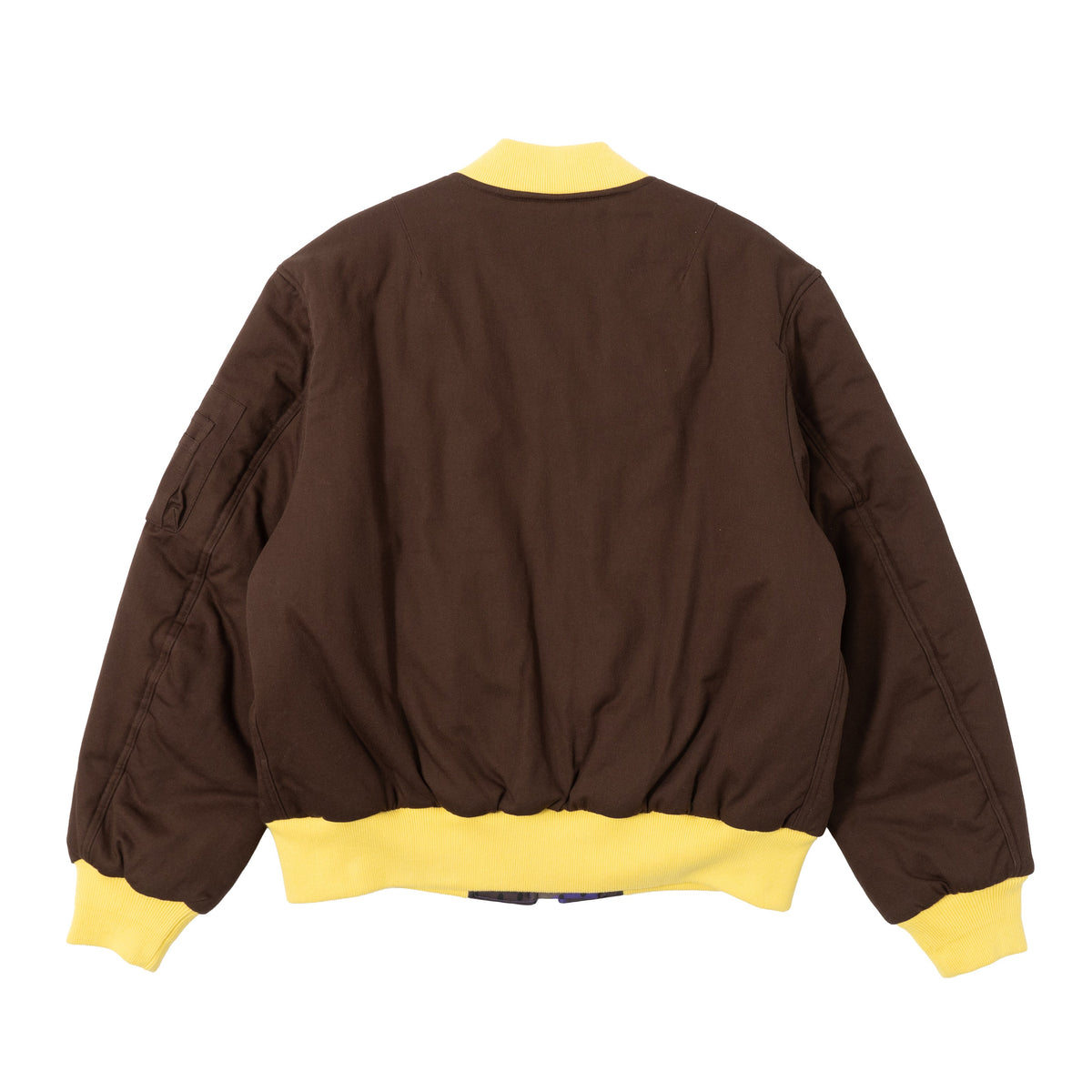 Reversible Grouper Camo MA-1 Bomber - Brown/Purple