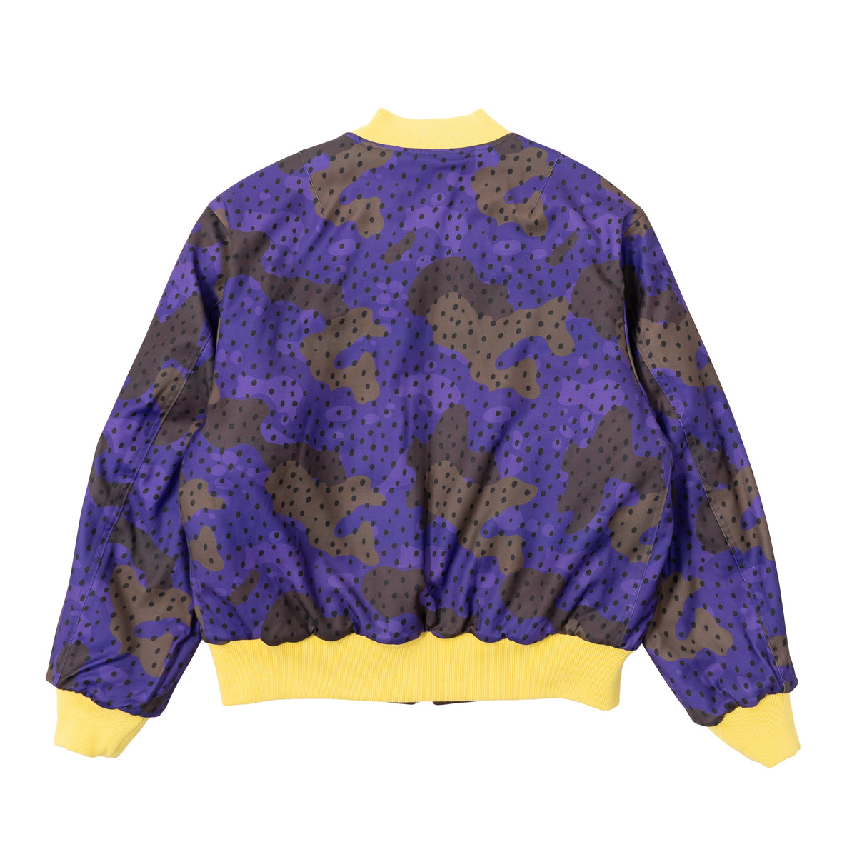 Reversible Grouper Camo MA-1 Bomber - Brown/Purple