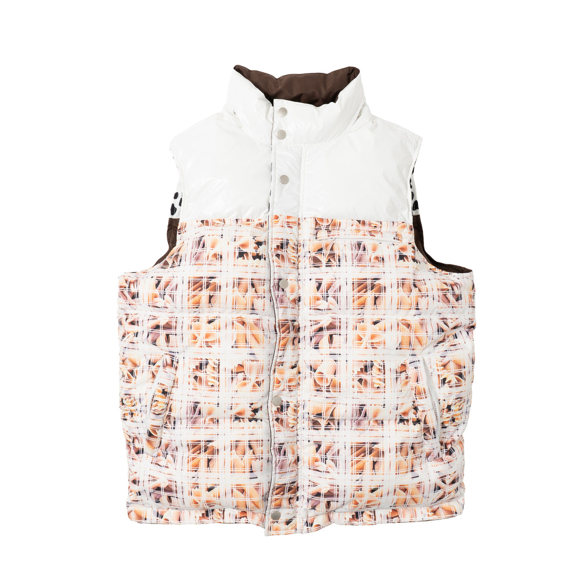 Reversible Pasta Puffer Vest
