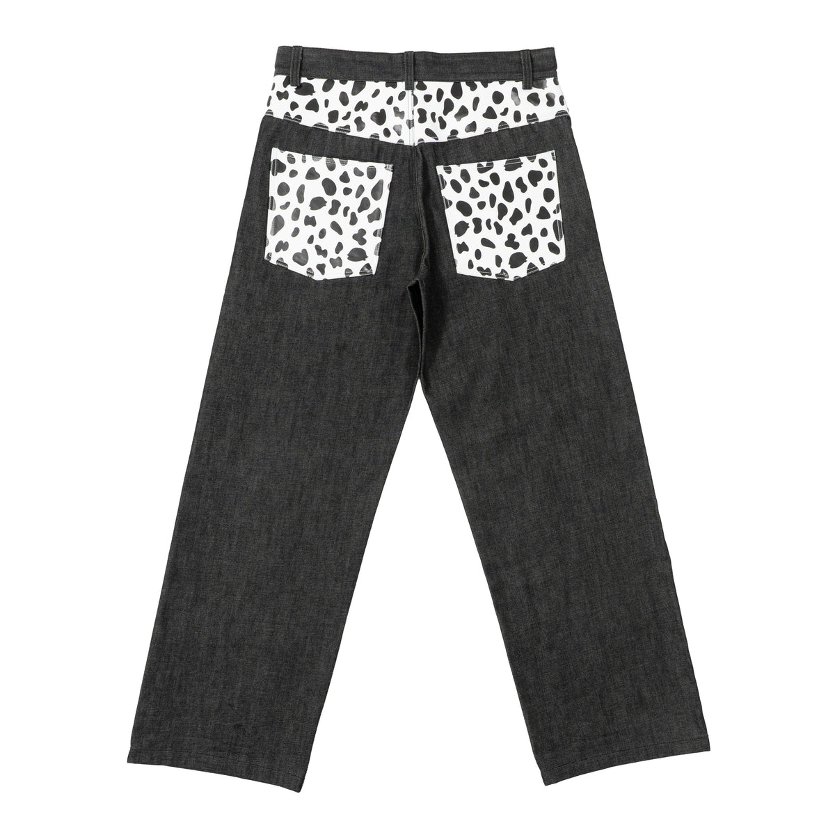 Dalmatian Leather Denim