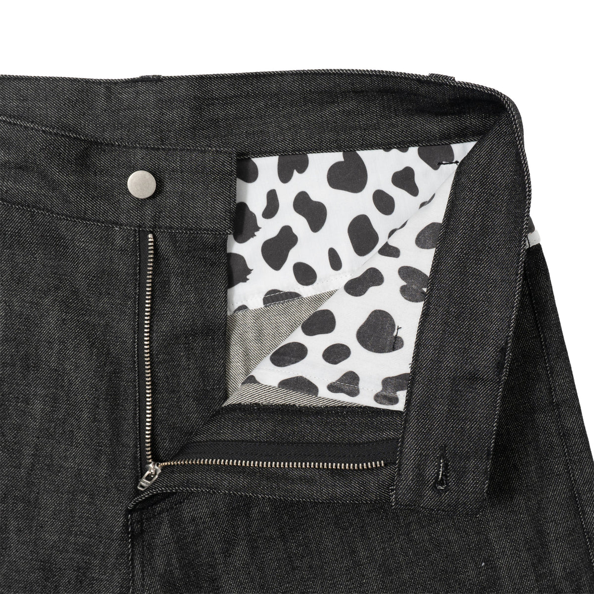 Dalmatian Leather Denim