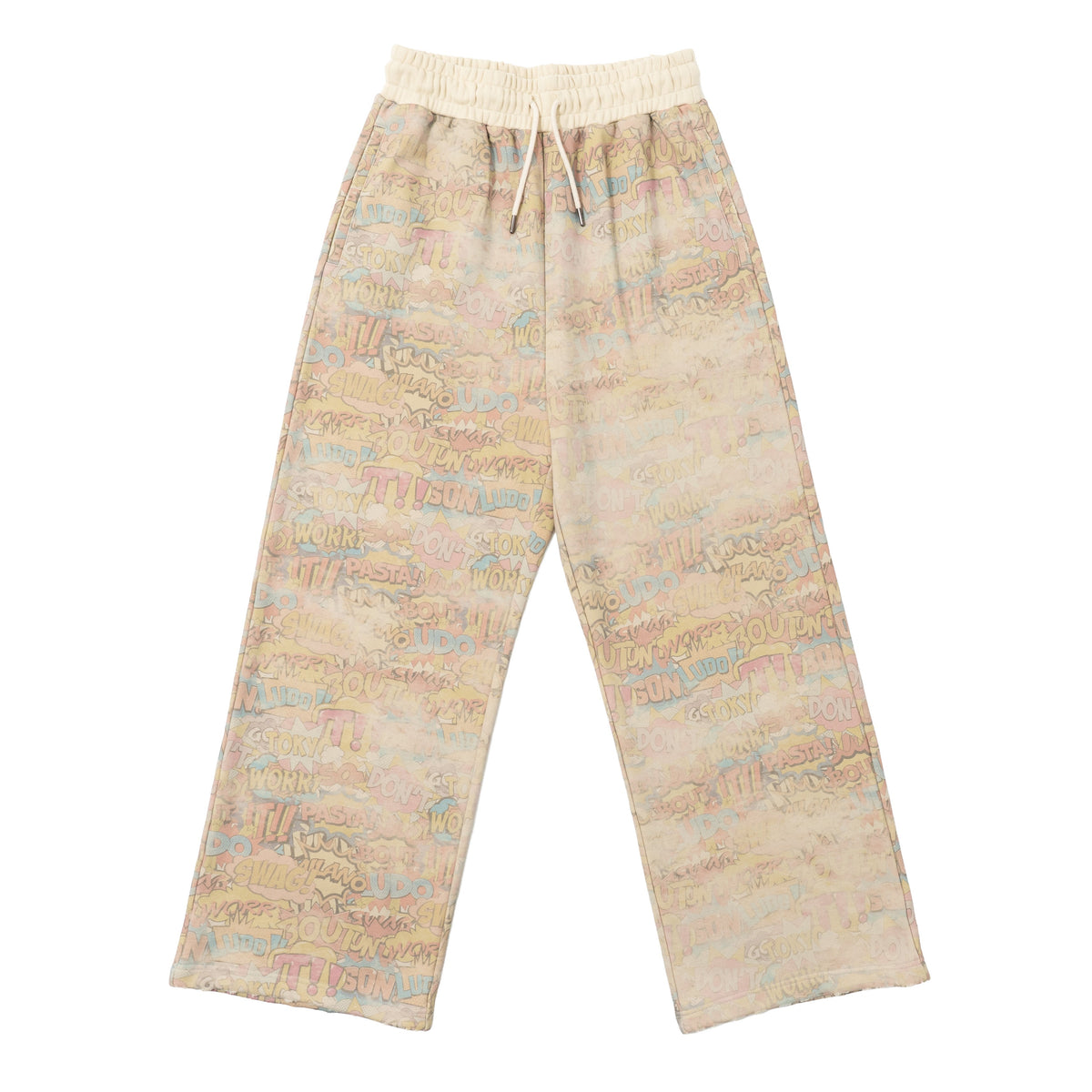 Comics Sweatpants - Cream