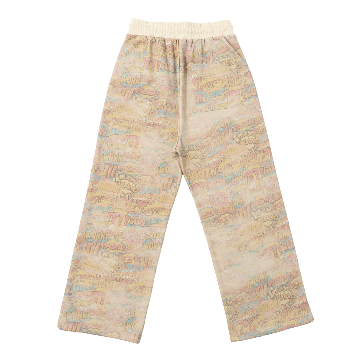 Comics Sweatpants - Cream