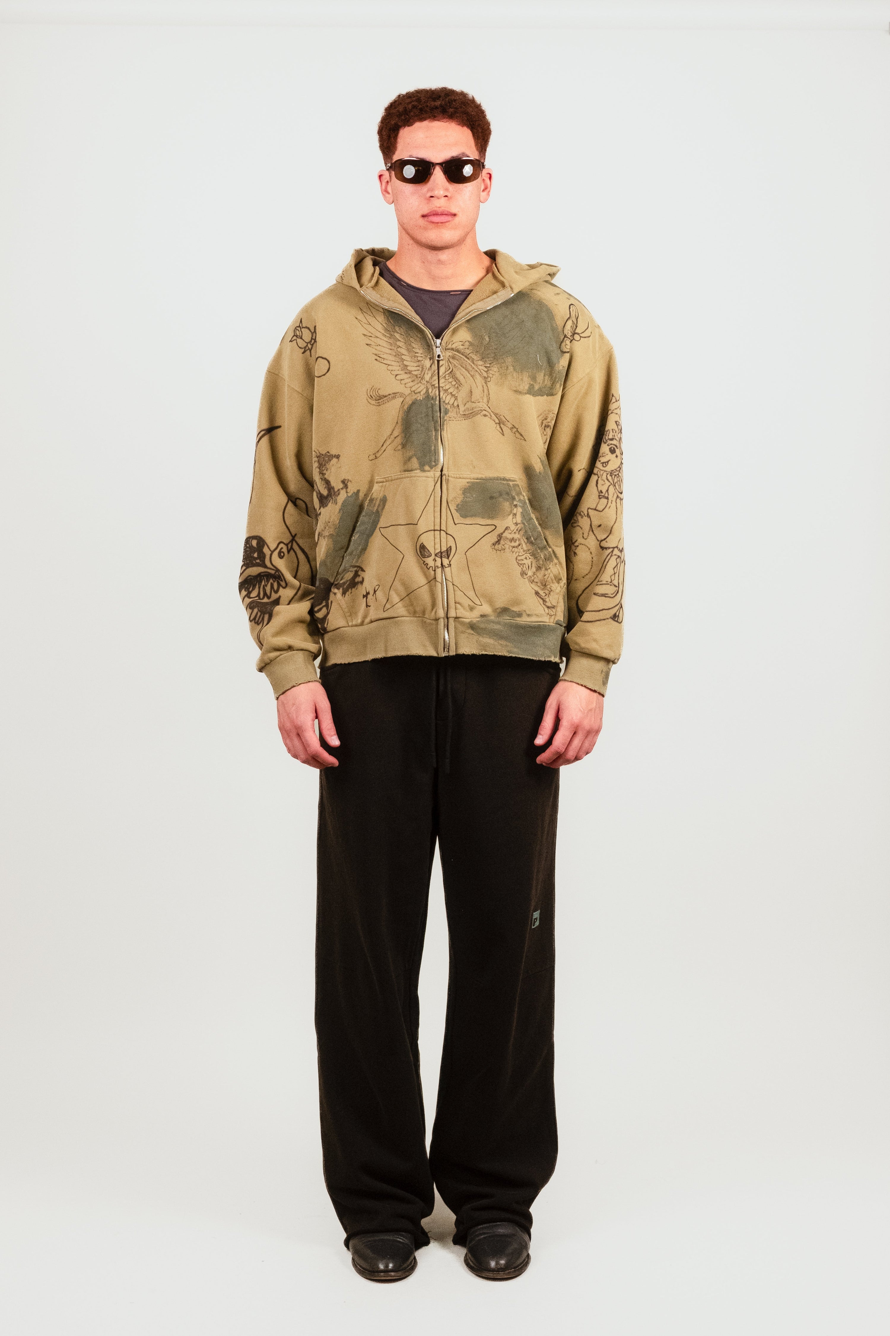 Second Skin Hoodie in Grunge