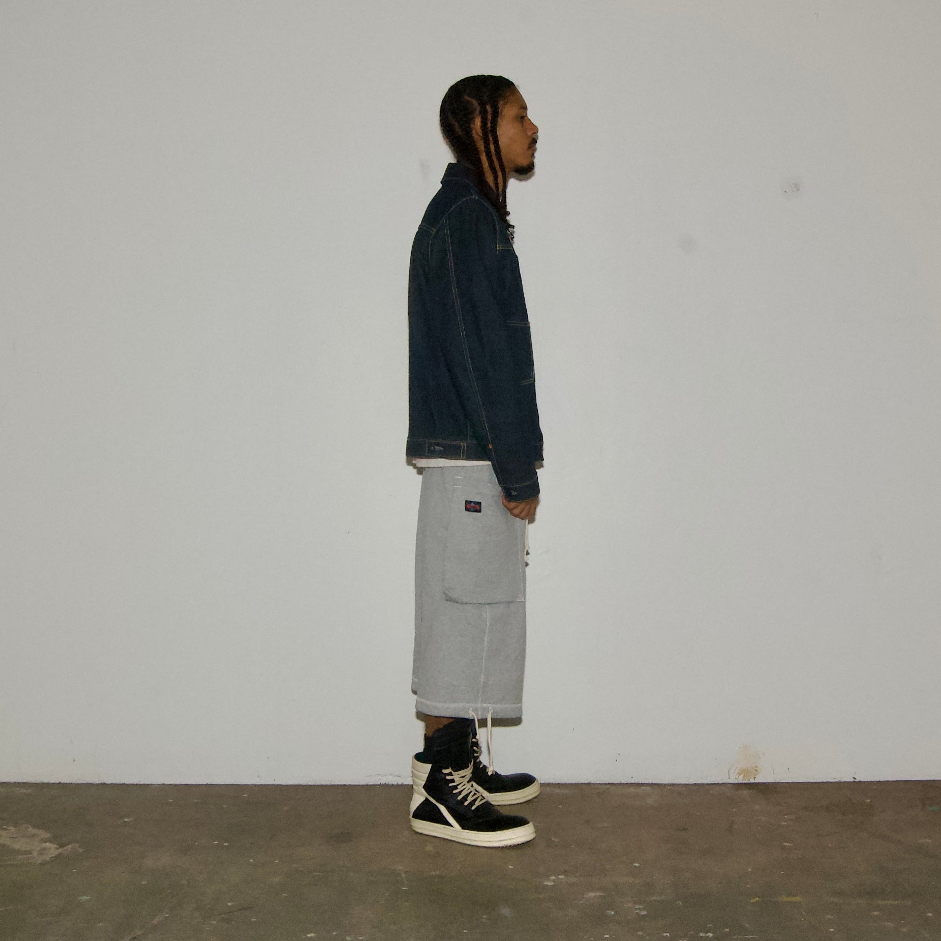 TAC Sweat Short (Grey/White)