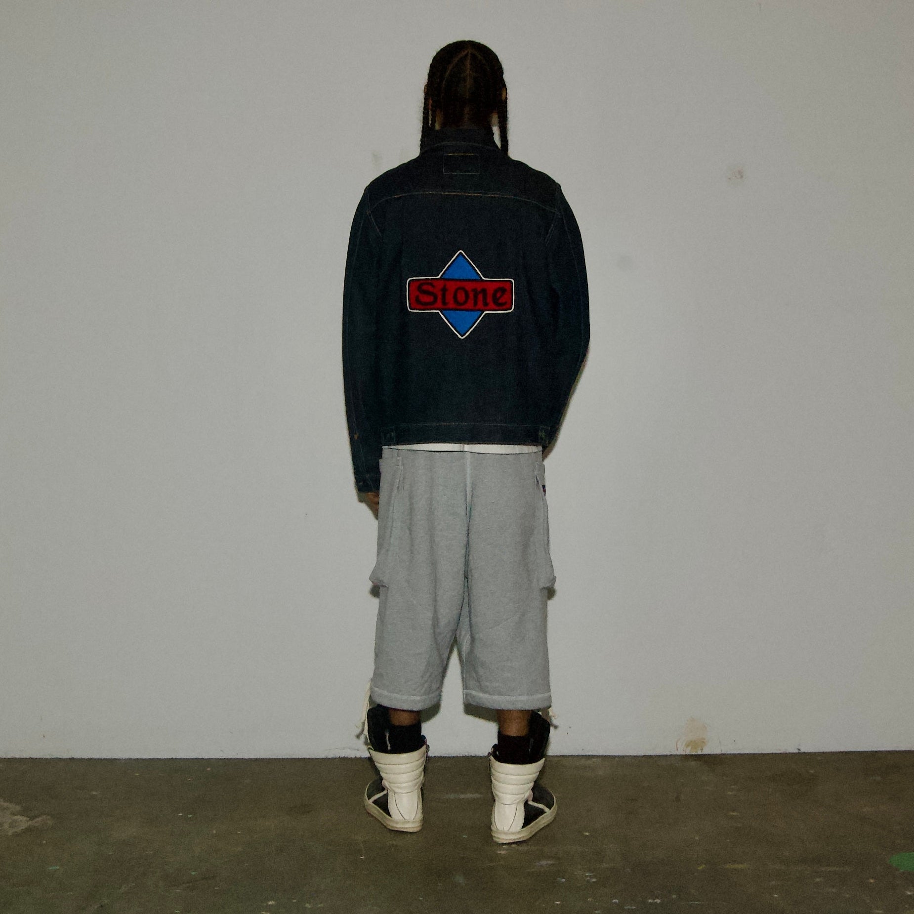 TAC Sweat Short (Grey/White)