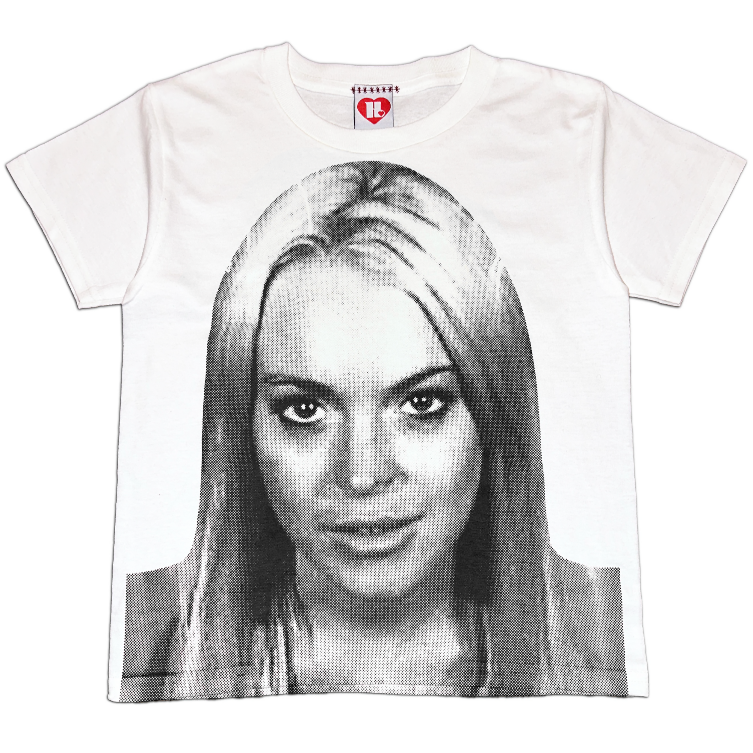 LINDSAY LOHAN MUGSHOT BABY TEE