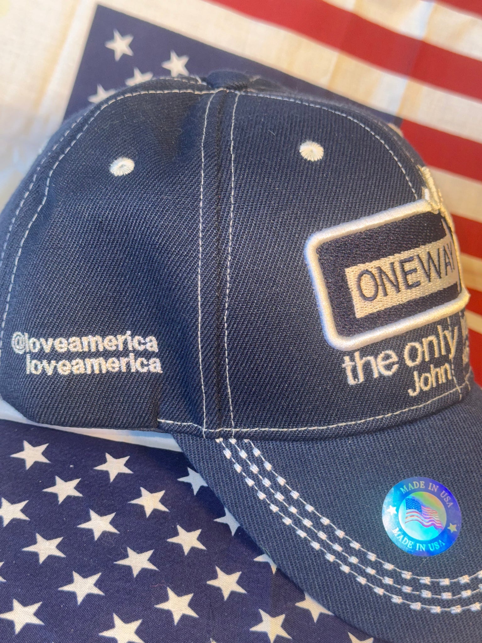 One Way: Jesus Hat (Navy)