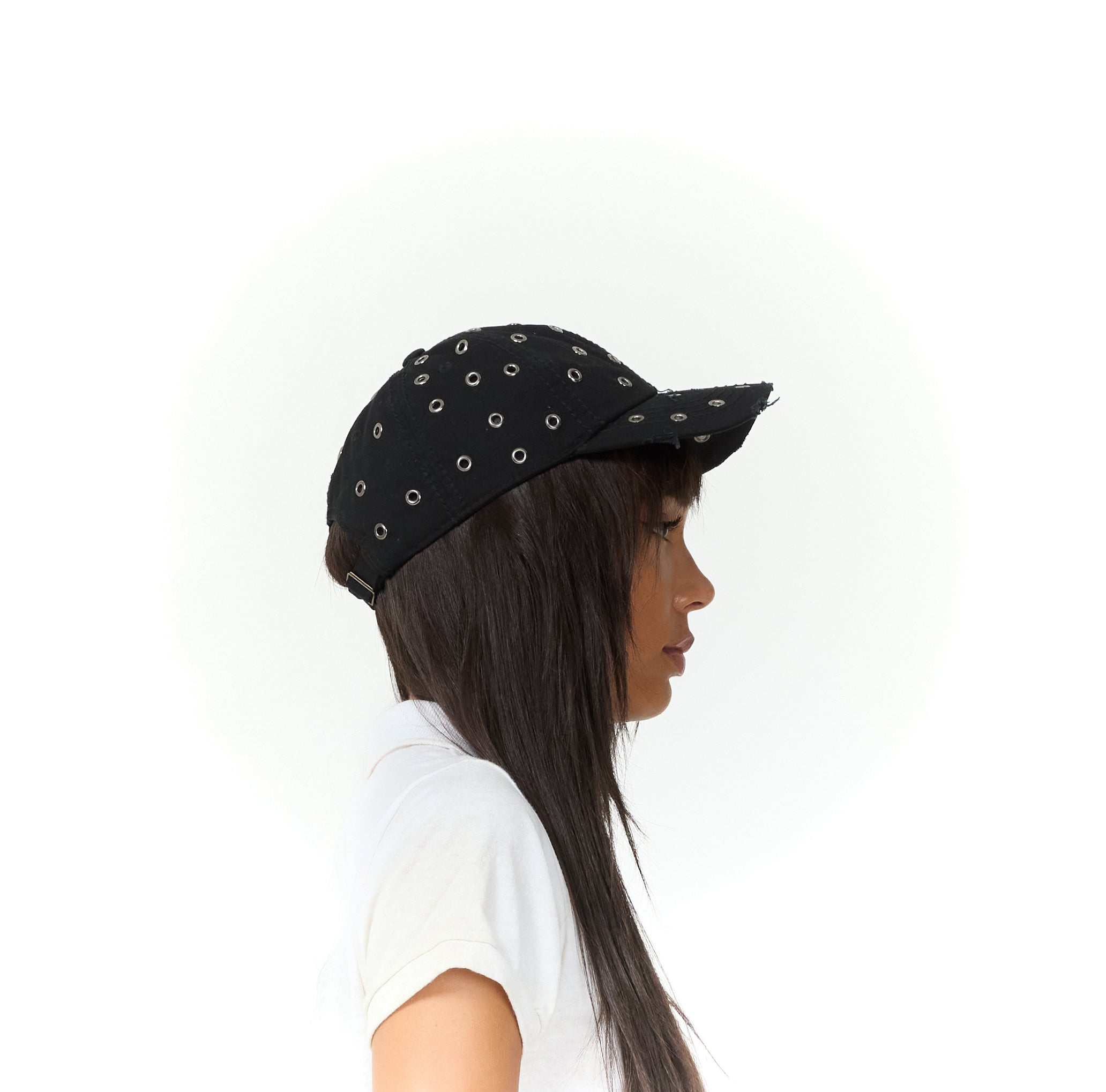 METAL STABBED THRASHED CAP