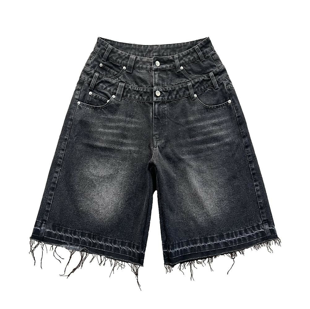 Shadow Fall Double Waisted Jorts